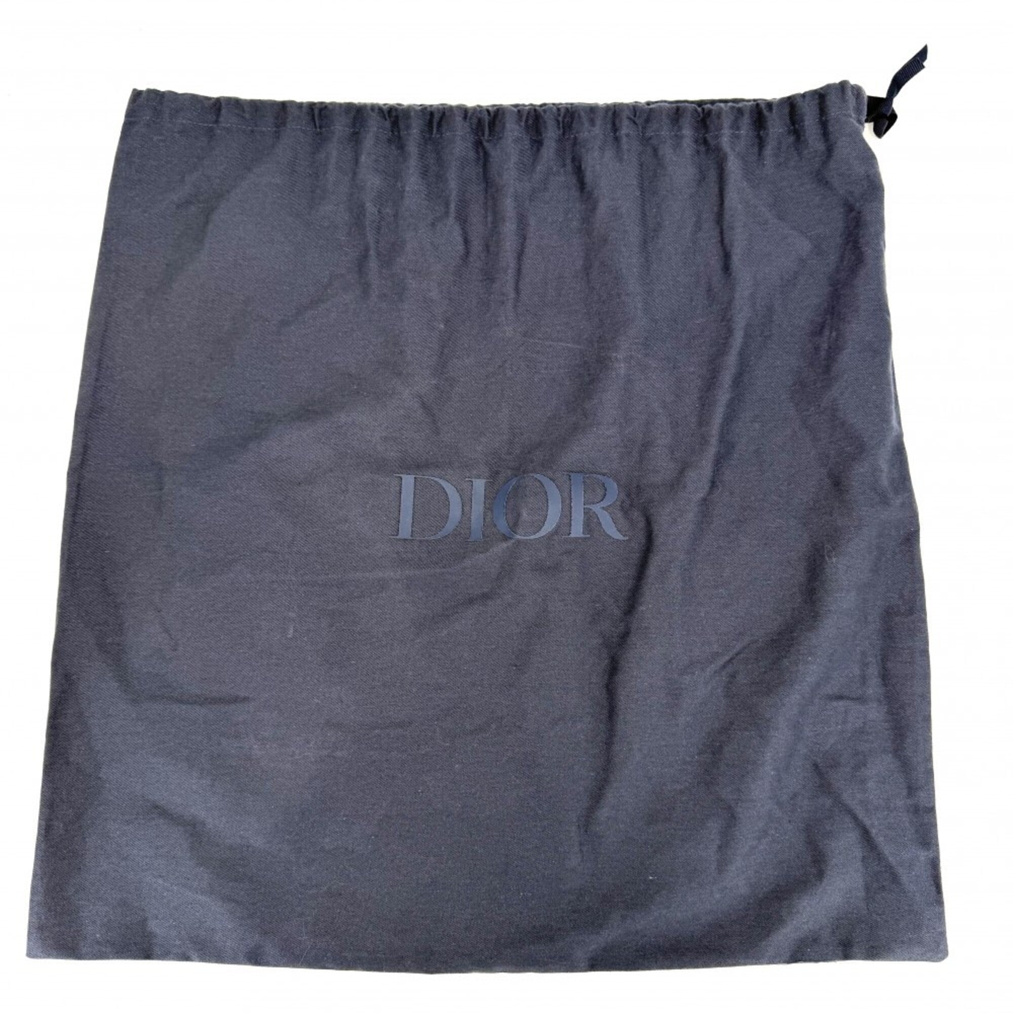 Dior Homme Beige Black Navy Jacquard Crossbody Bag Shoulder Bag (Pre-Owned)