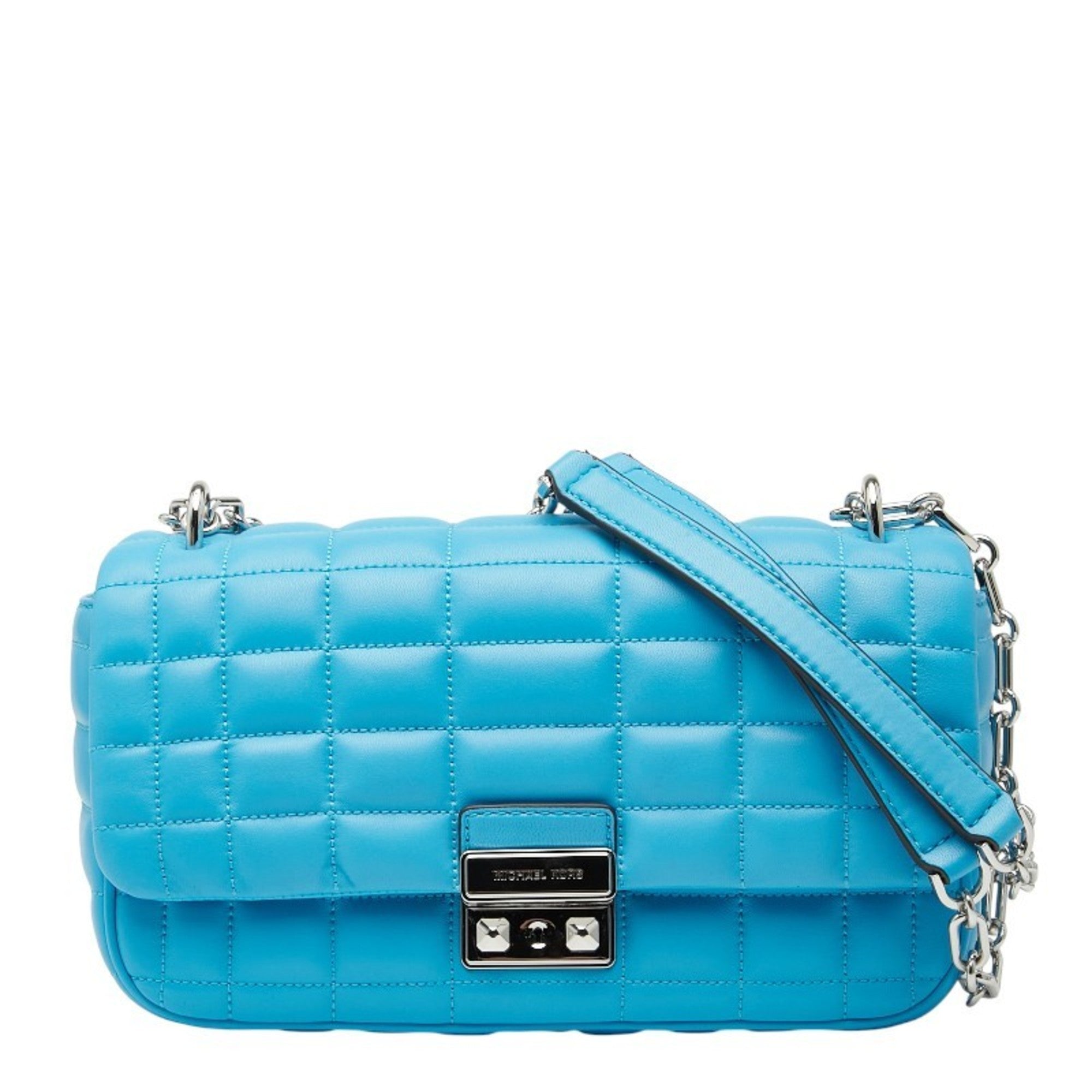 Michael Kors Blue Leather Handbag Shoulder Bag (Pre-Owned)