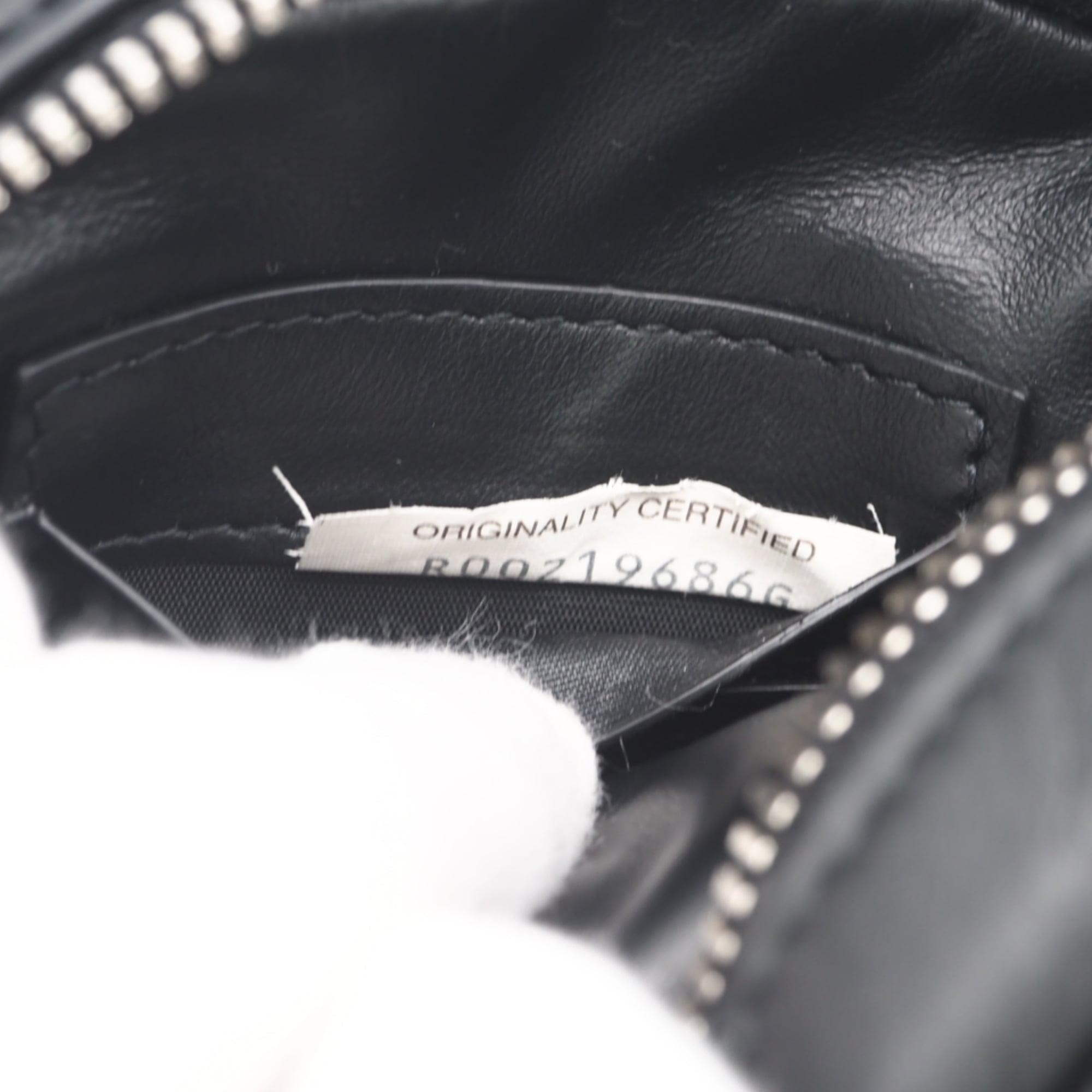Bottega Veneta Intrecciato Black Leather Shoulder Bag Sling Bag (Pre-Owned)