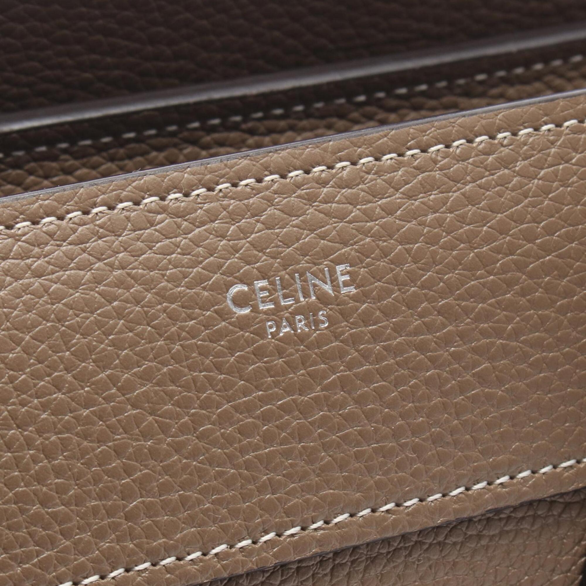 Celine Gray Leather Handbag (Pre-Owned)