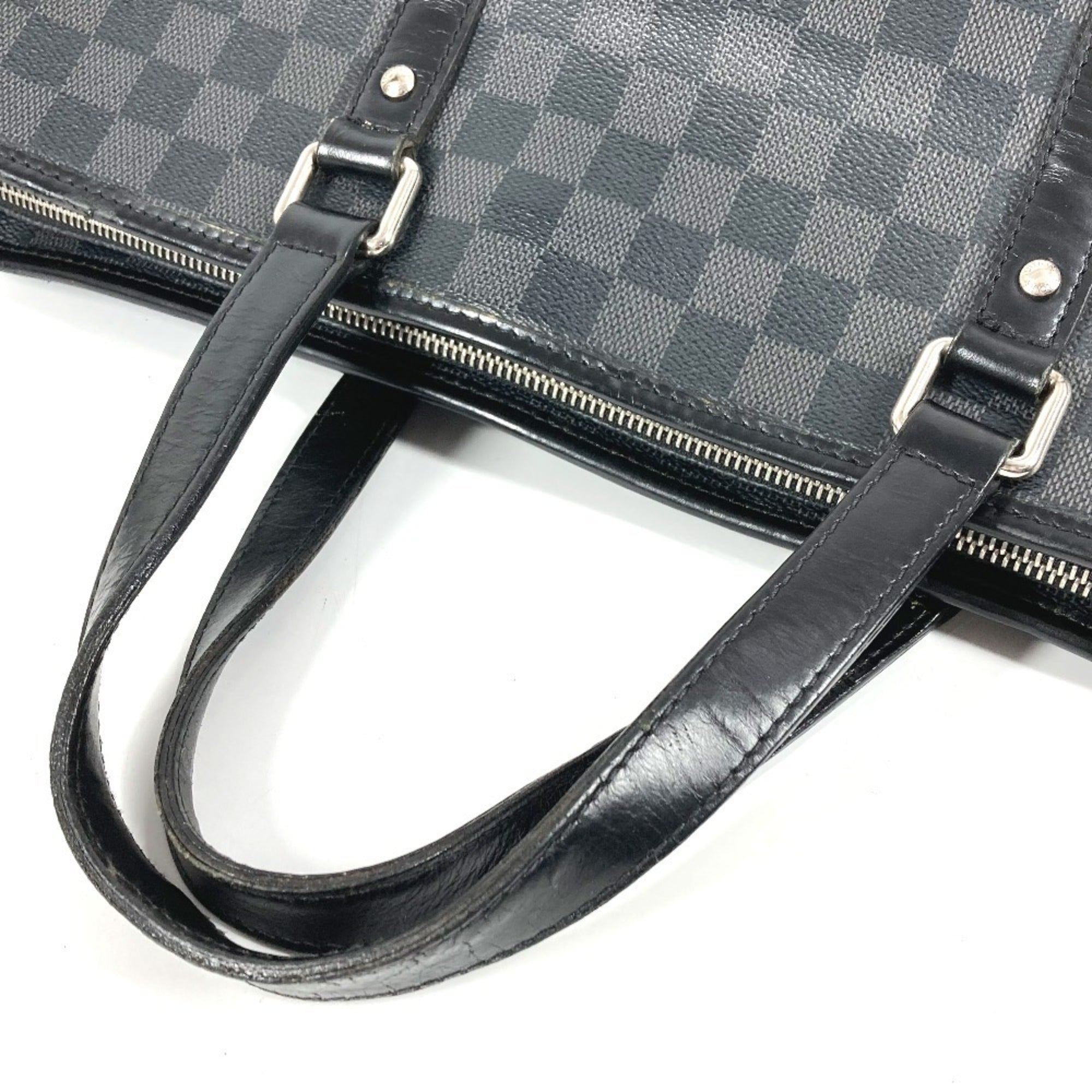 Louis Vuitton Damier Graphite Black Damier Graphite Shoulder Bag Tote Bag (Pre-Owned)