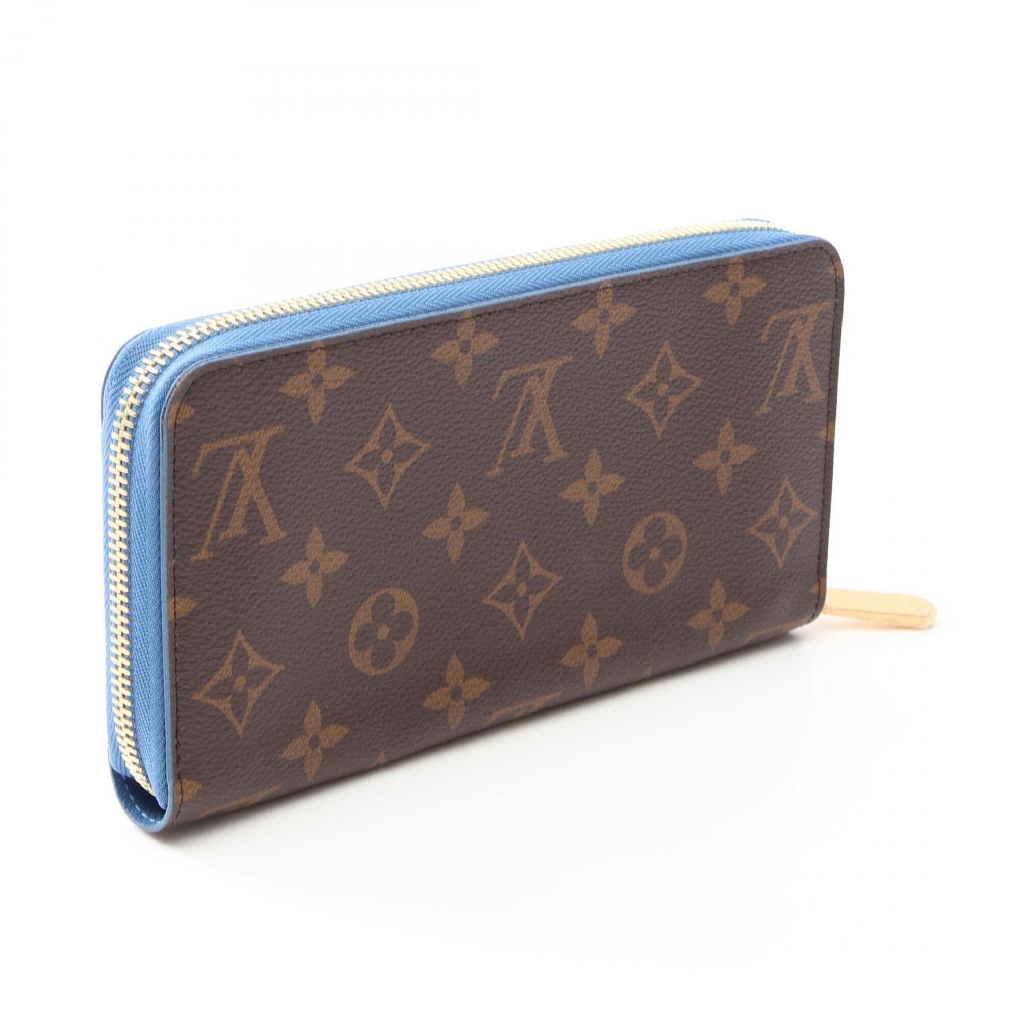 Louis Vuitton Blue Jean Brown Monogram Pvc Long Wallet (Bi-Fold) (Pre-Owned)