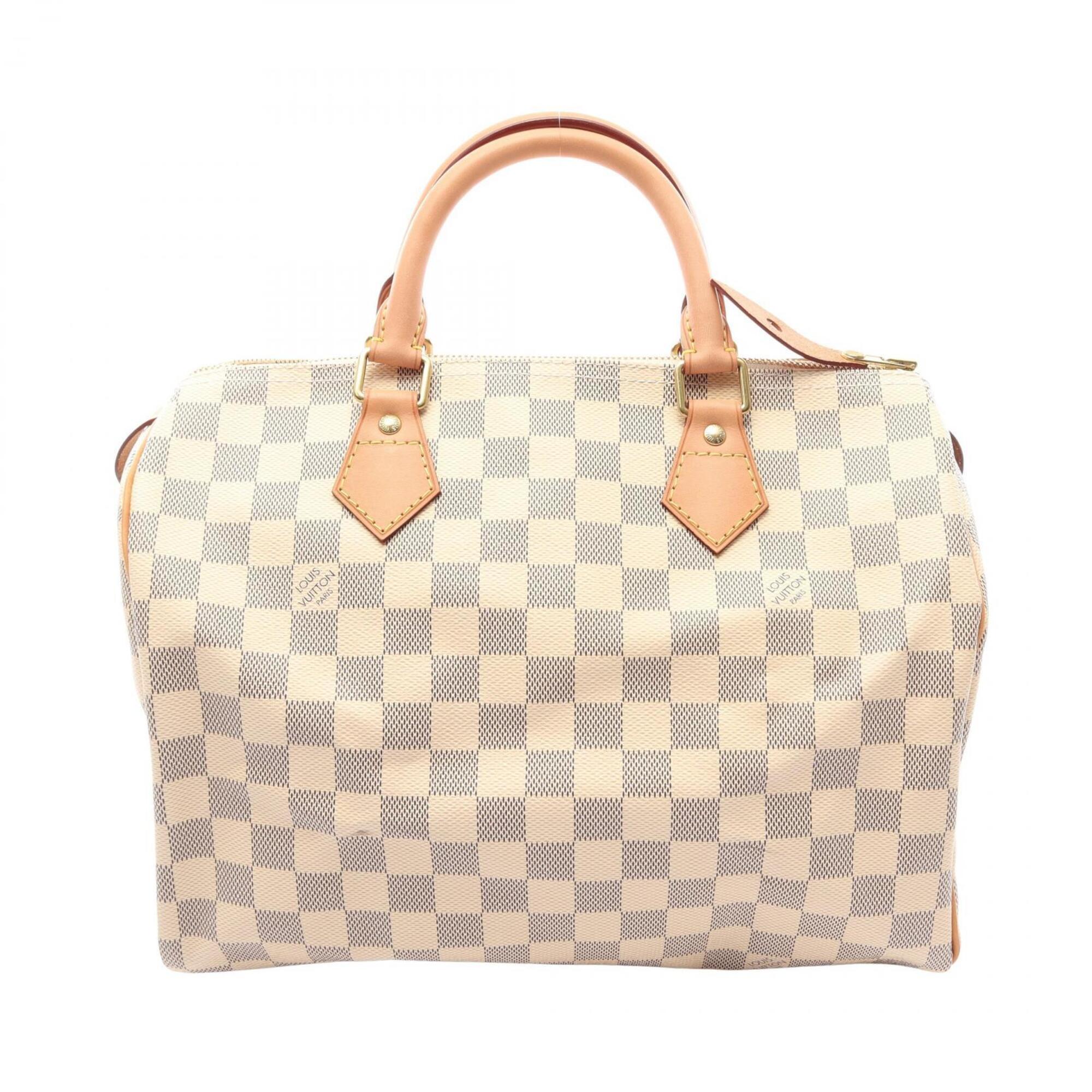 Louis Vuitton White Pvc Leather Handbag (Pre-Owned)