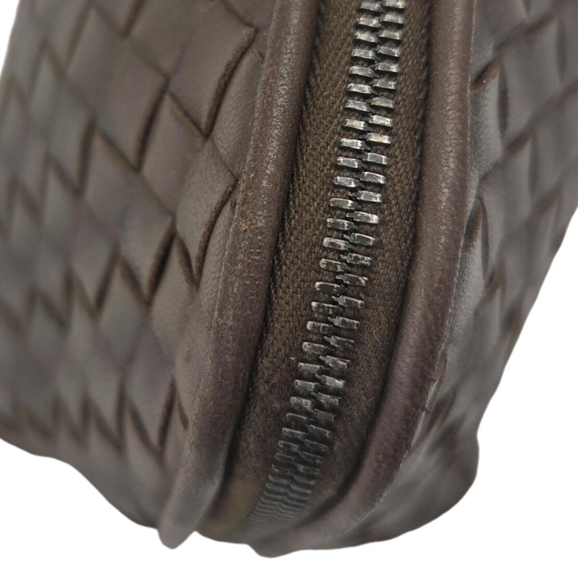 Bottega Veneta Brown Leather Pouch (Pre-Owned)