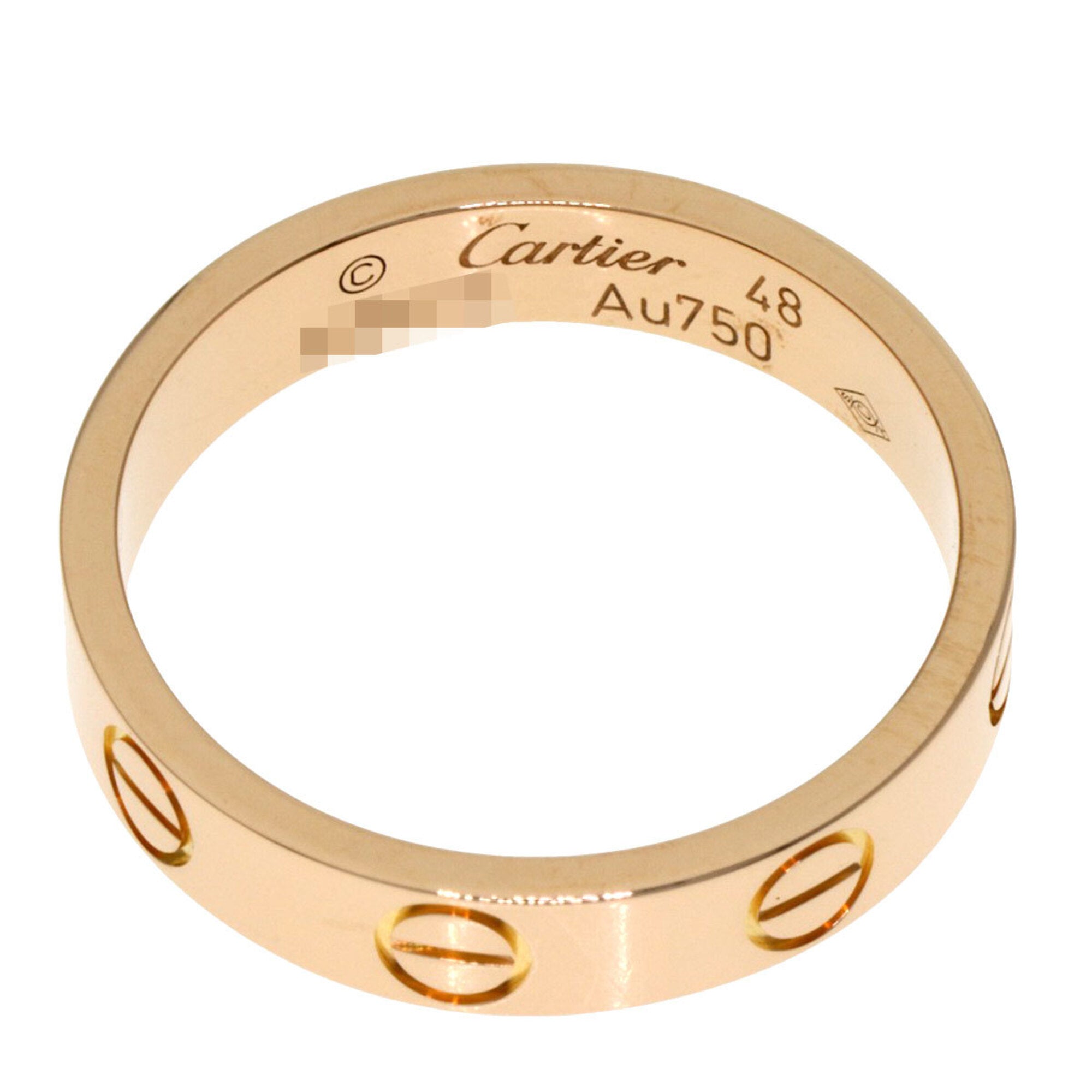 Cartier Pink Gold (18K) Band Ring (Pre-Owned)