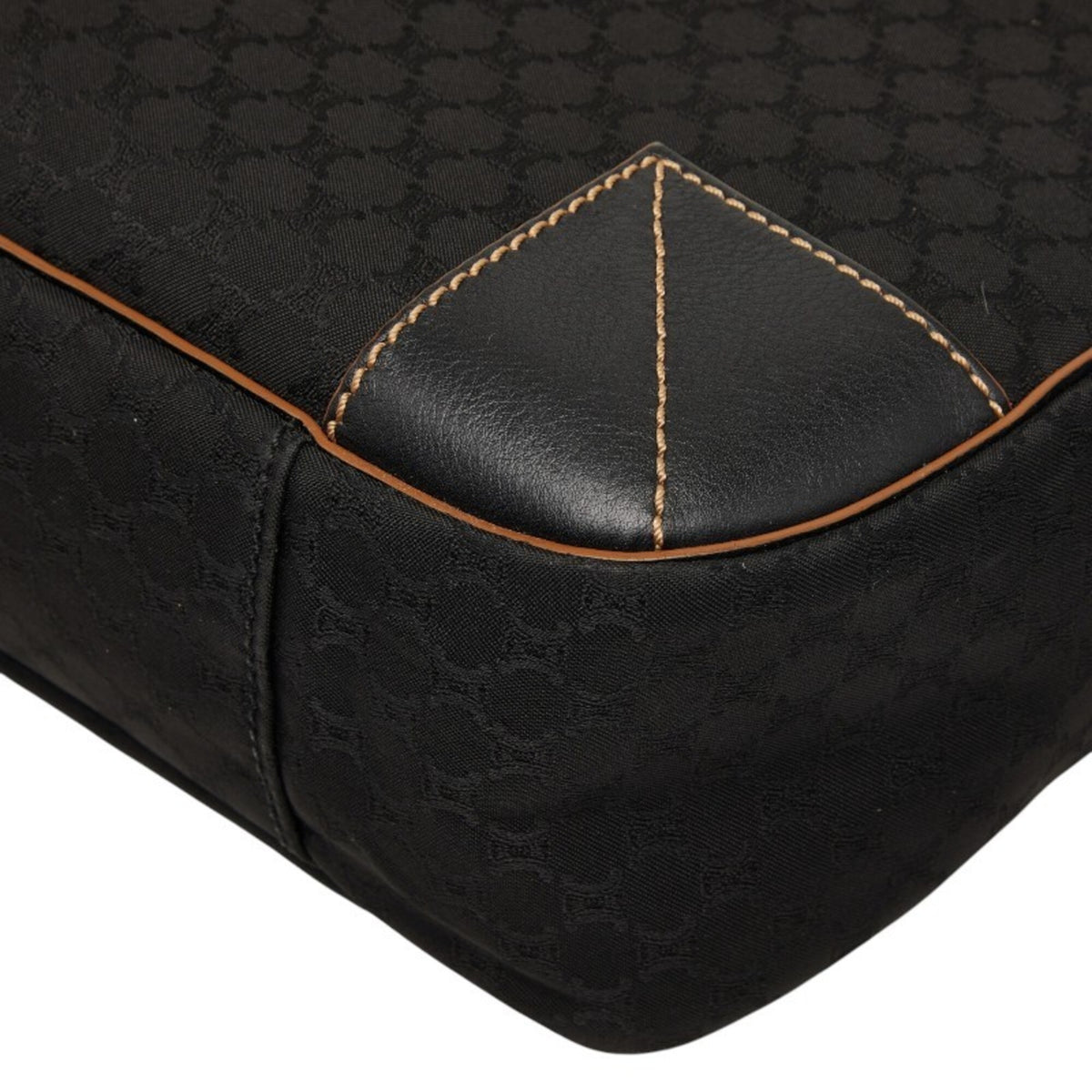 Celine Black Canvas Leather Handbag (Pre-Owned)