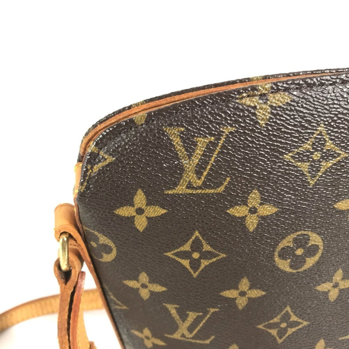 Louis Vuitton Brown Monogram Handbag Pochette Shoulder Bag (Pre-Owned)