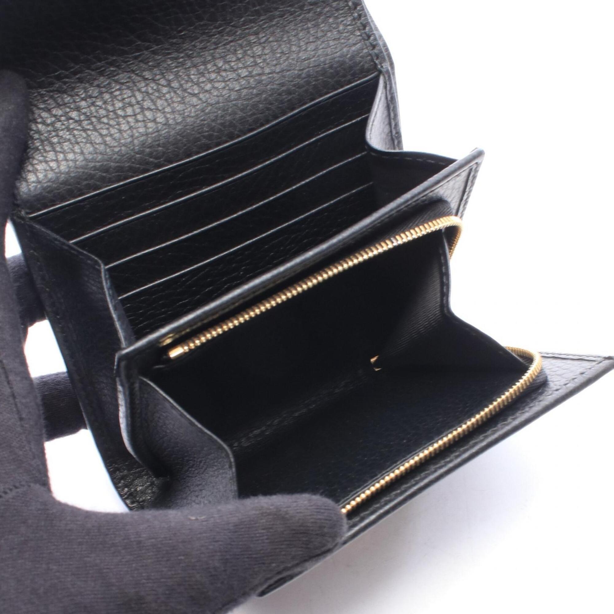 Gucci Black Leather Wallet (Bi-Fold) (Pre-Owned)