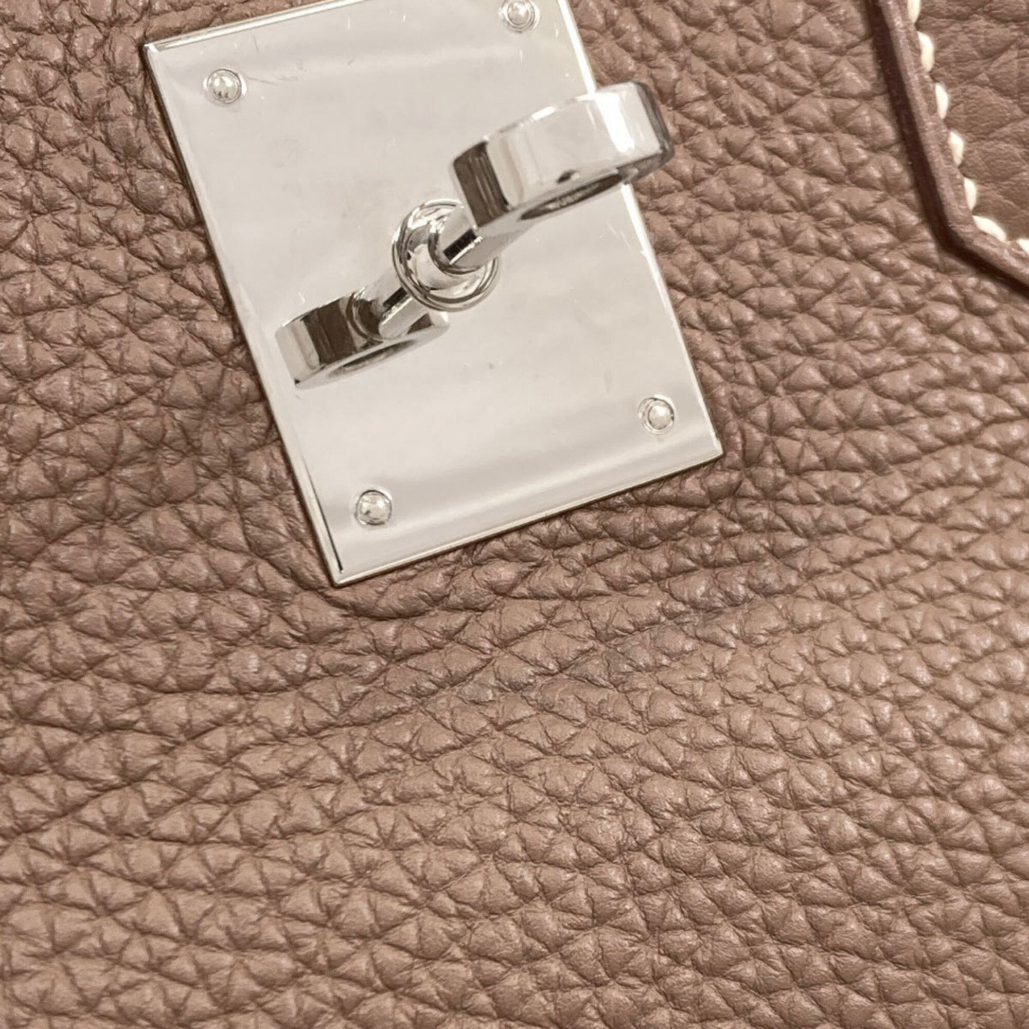 Hermes Birkin Brown Togo Leather Handbag (Pre-Owned)