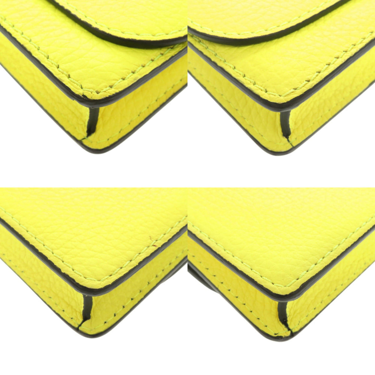 Burberry Yellow Leather Shoulder Bag (Pre-Owned)
