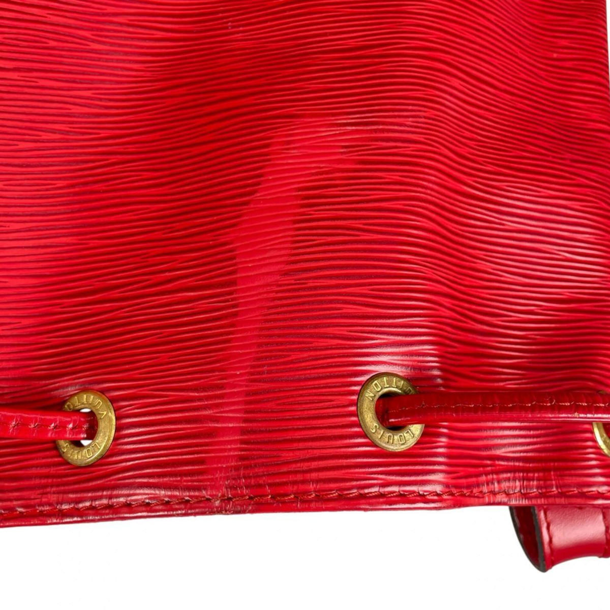 Louis Vuitton Castilian Red Epi Leather Shoulder Bag (Pre-Owned)