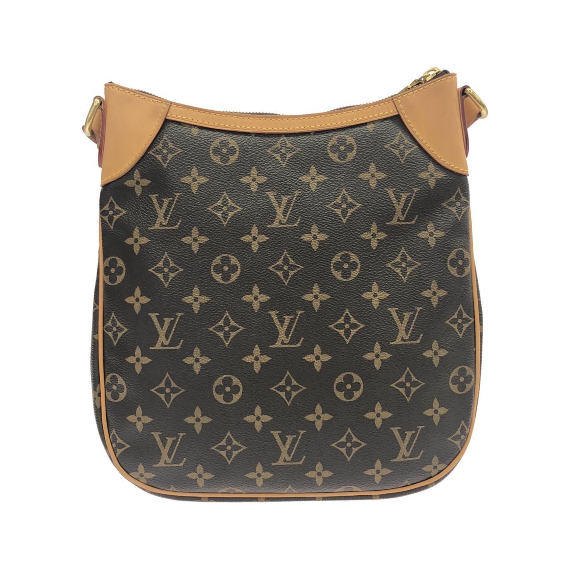 Louis Vuitton Marron Coated Canvas Shoulder Bag (Pre-Owned)