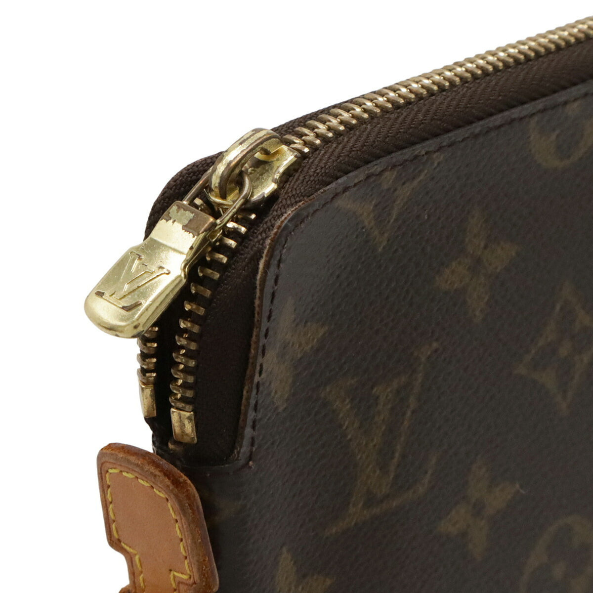Louis Vuitton Brown Monogram White Monogram Clutch Bag (Pre-Owned)