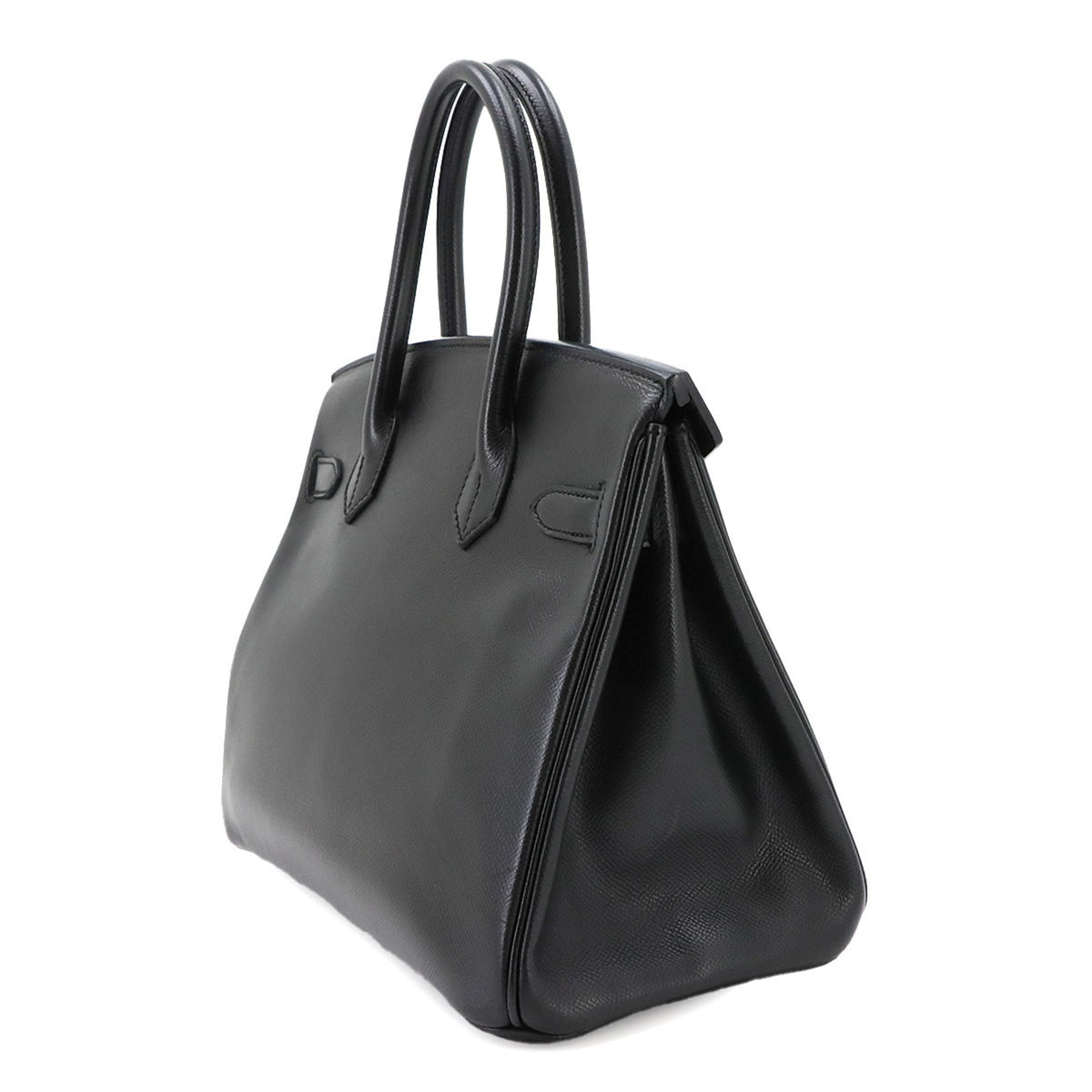 Hermes Birkin Black Epsom Leather Handbag (Pre-Owned)