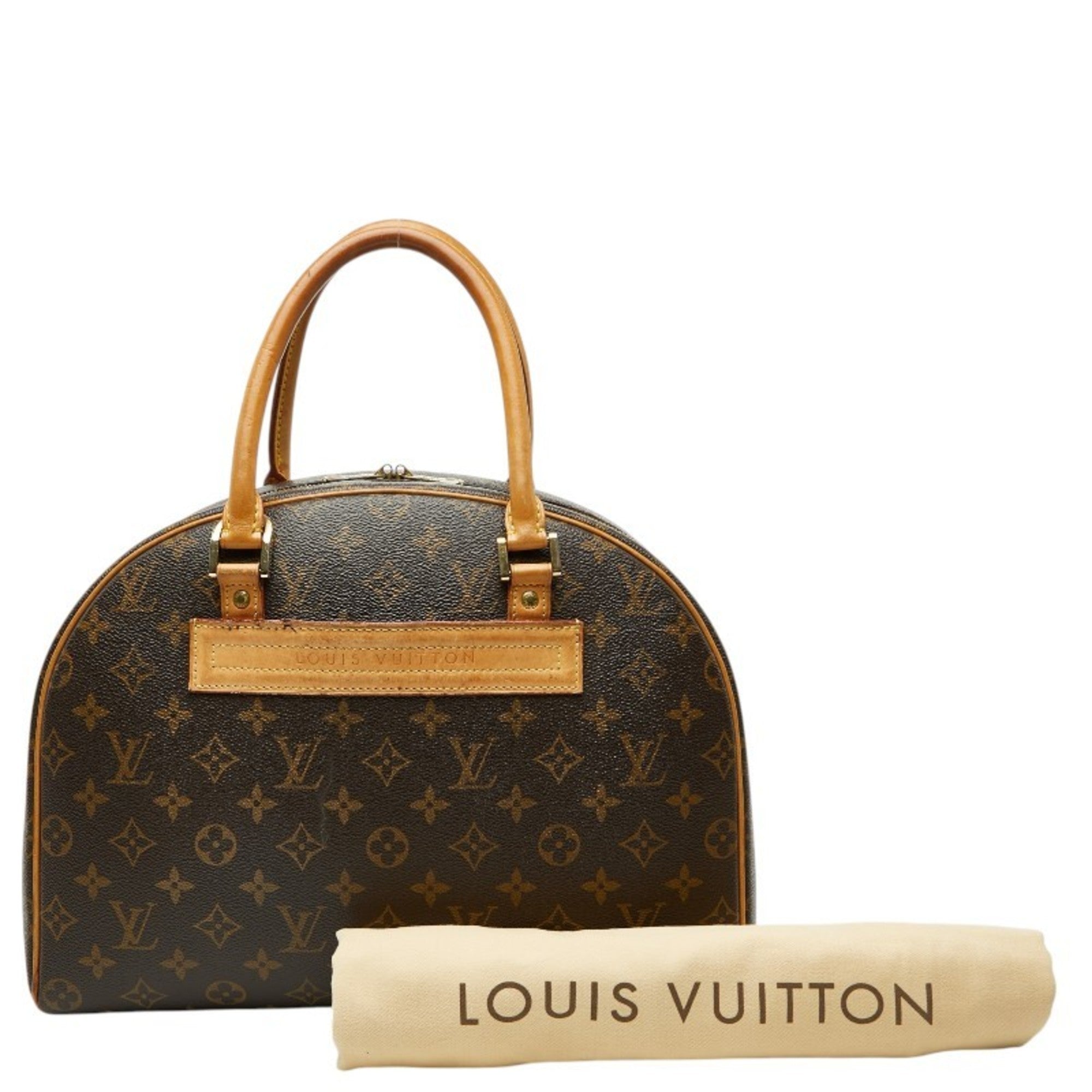 Louis Vuitton Brown Pvc Leather Handbag (Pre-Owned)