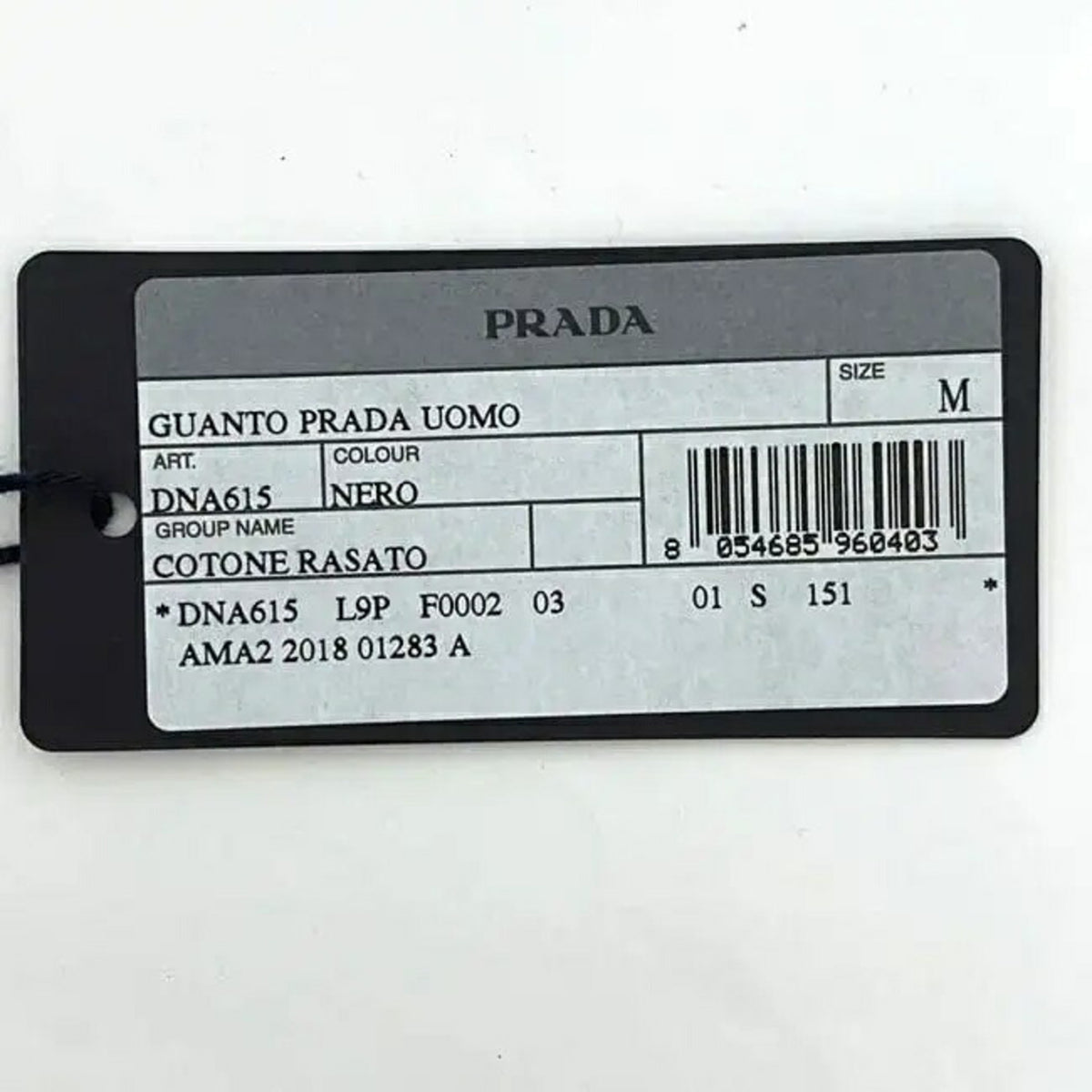 Prada Black Nero Warm Gloves (Pre-Owned)