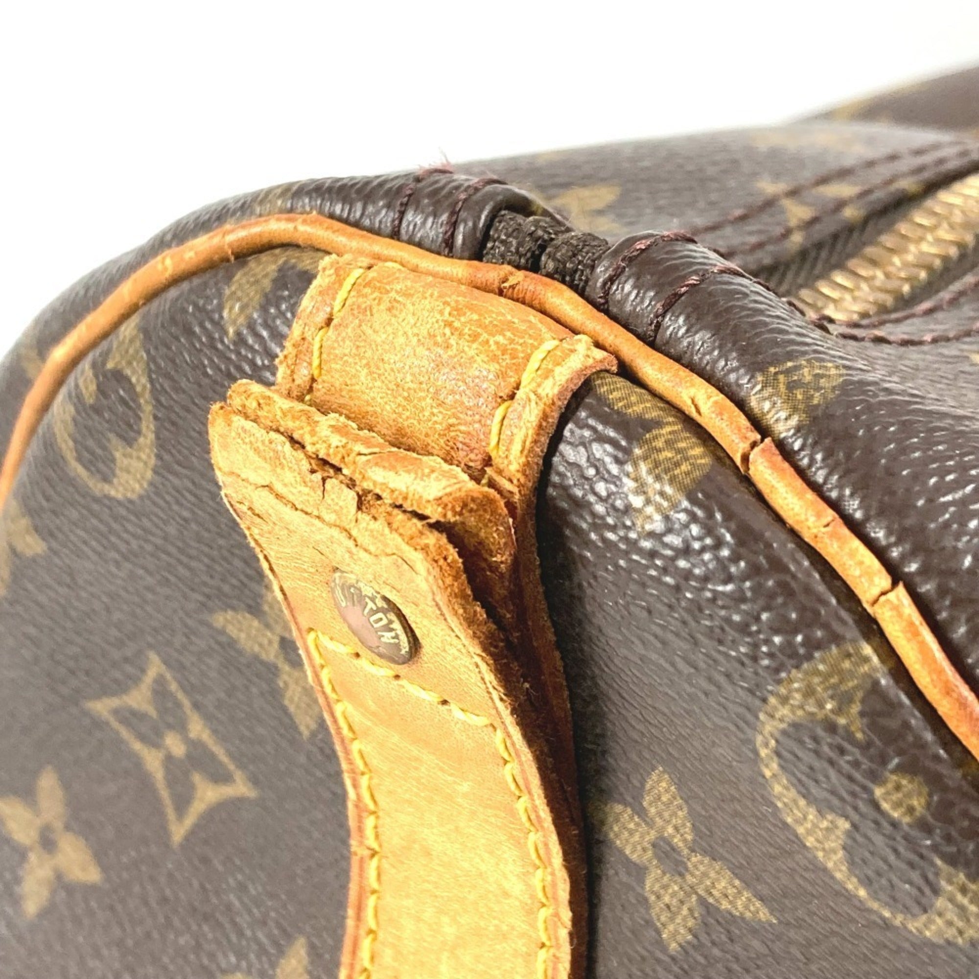 Louis Vuitton Brown Monogram Boston Bag Handbag (Pre-Owned)