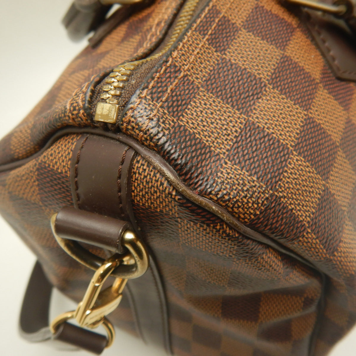 Louis Vuitton Ebene Damier Canvas Handbag (Pre-Owned)