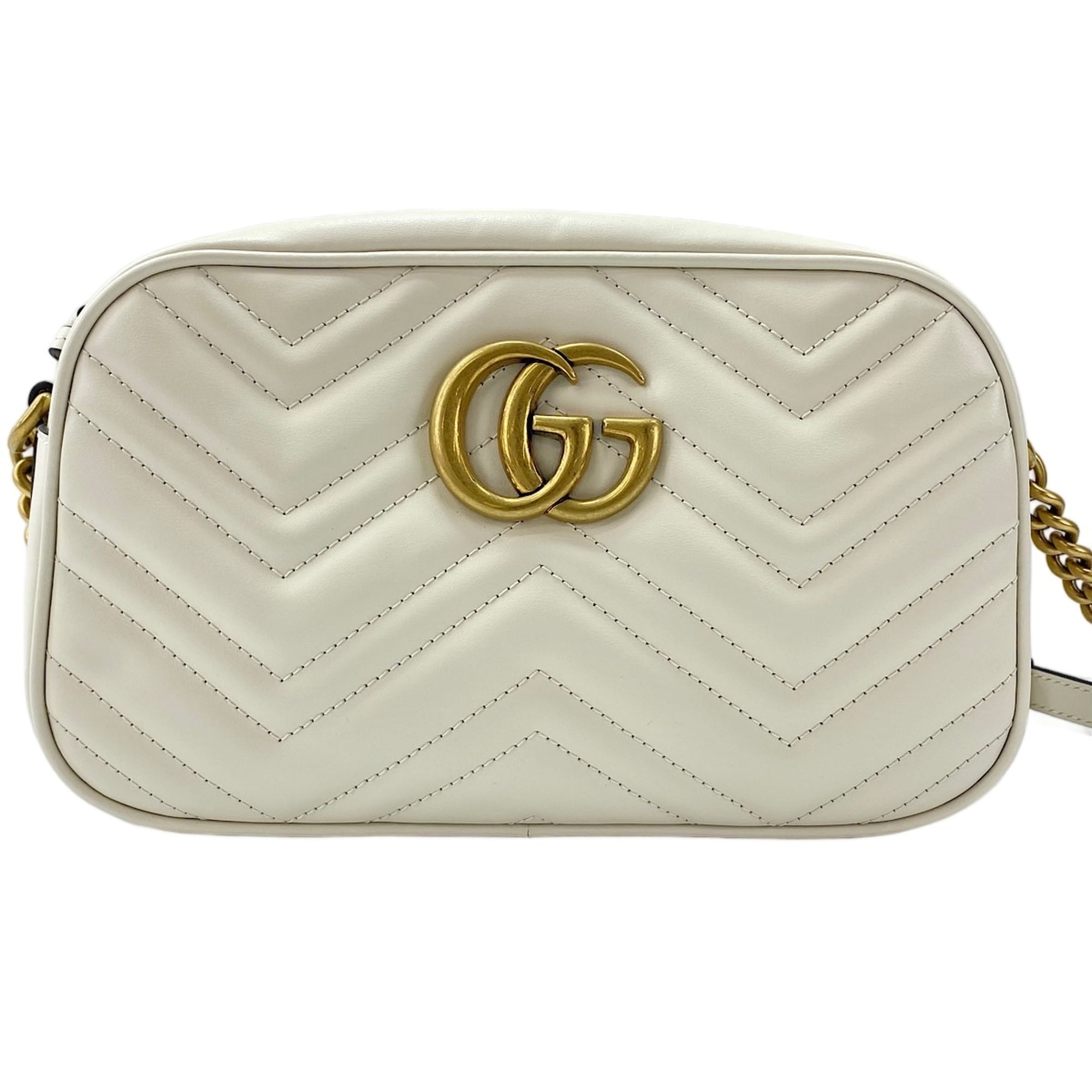 Gucci White Shoulder Bag (Pre-Owned)