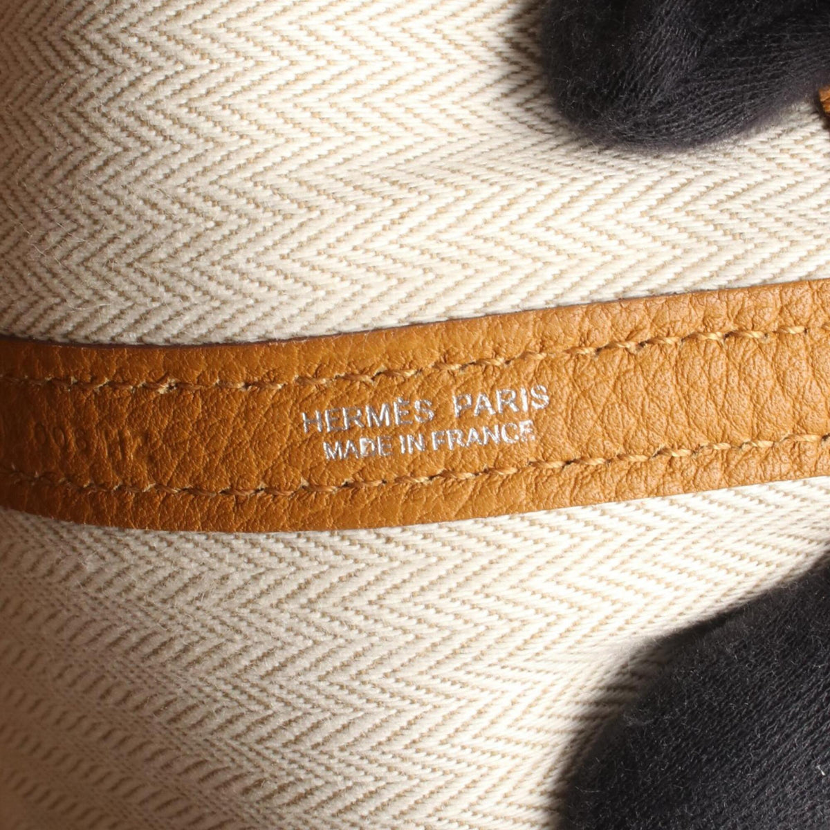 Hermes Brown Negonda Leather Handbag Tote Bag (Pre-Owned)