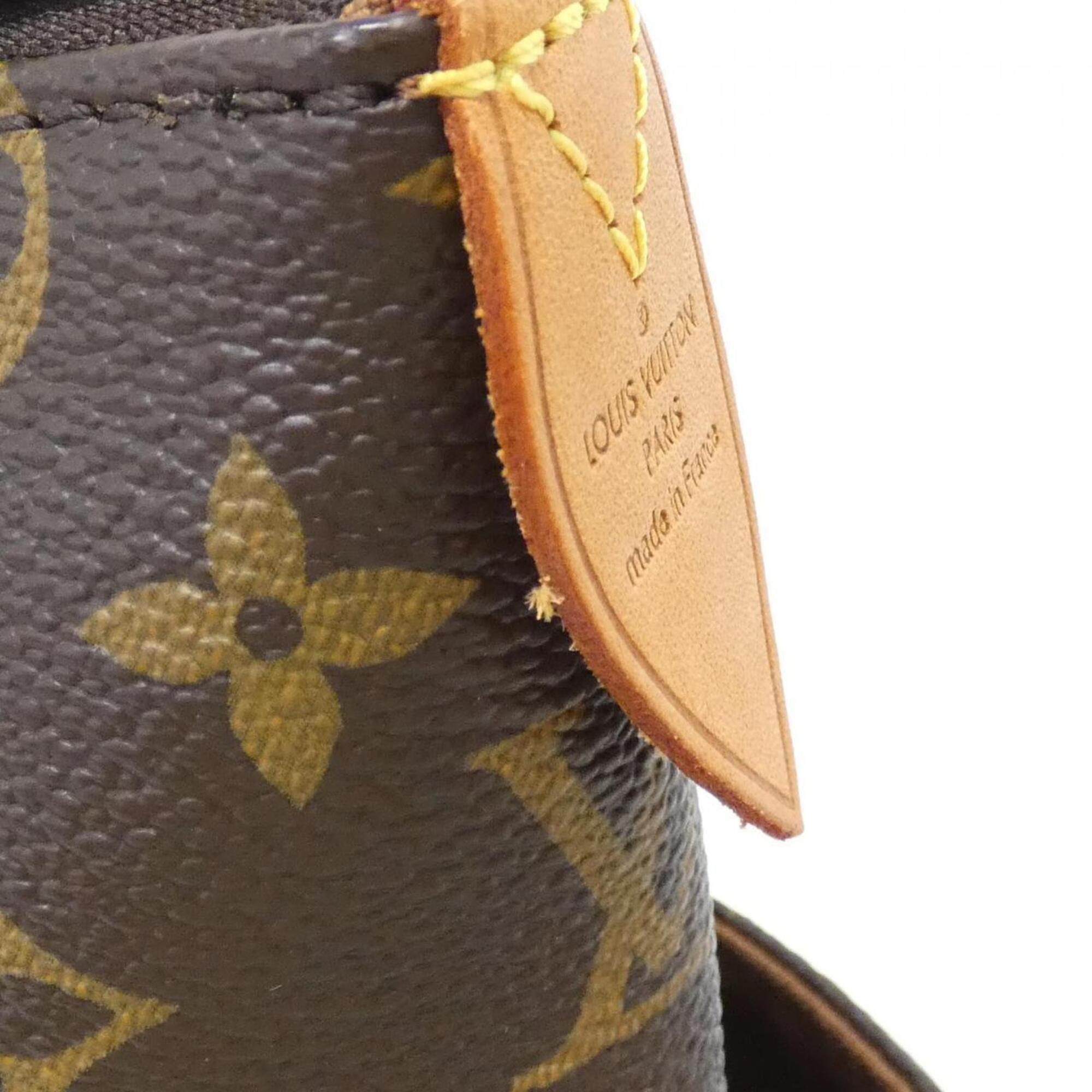 Louis Vuitton Marron Coated Canvas Handbag (Pre-Owned)