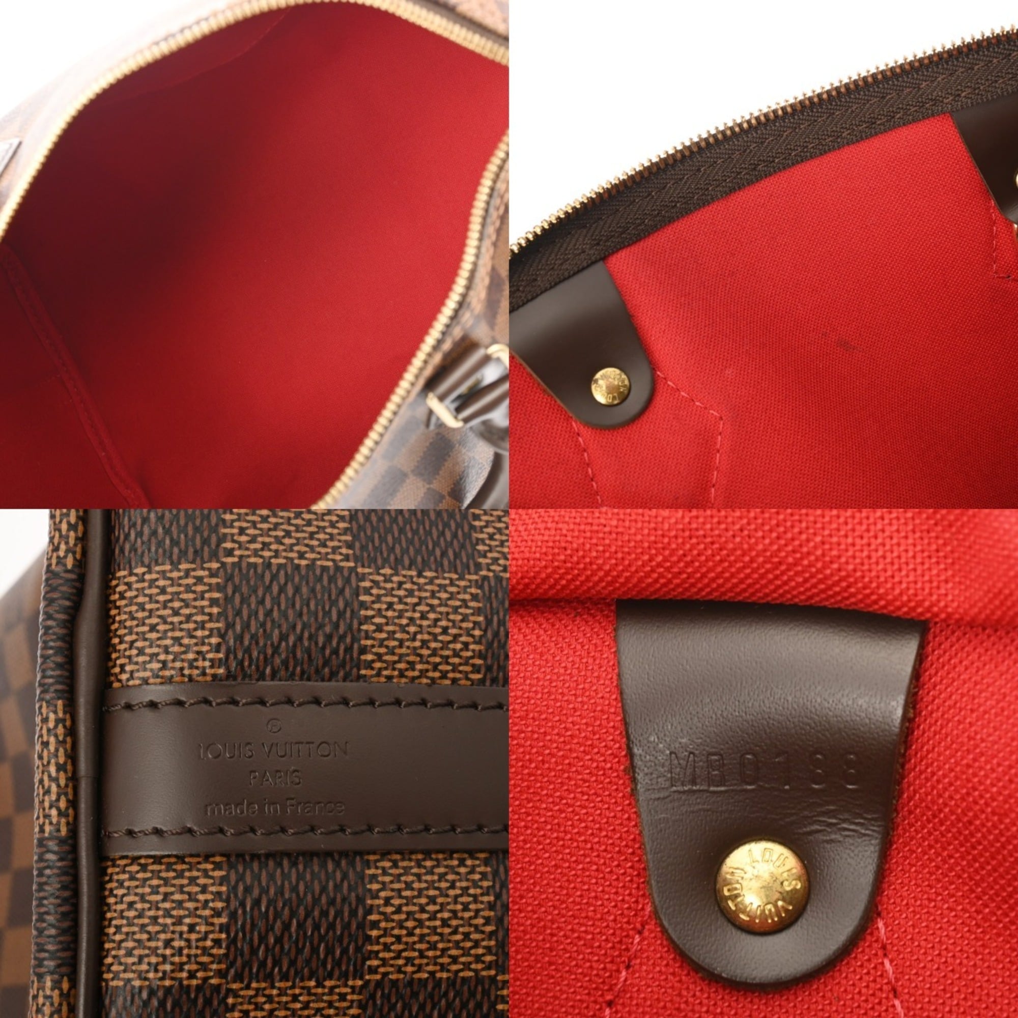 Louis Vuitton Brown Ebene Damier Canvas Handbag (Pre-Owned)