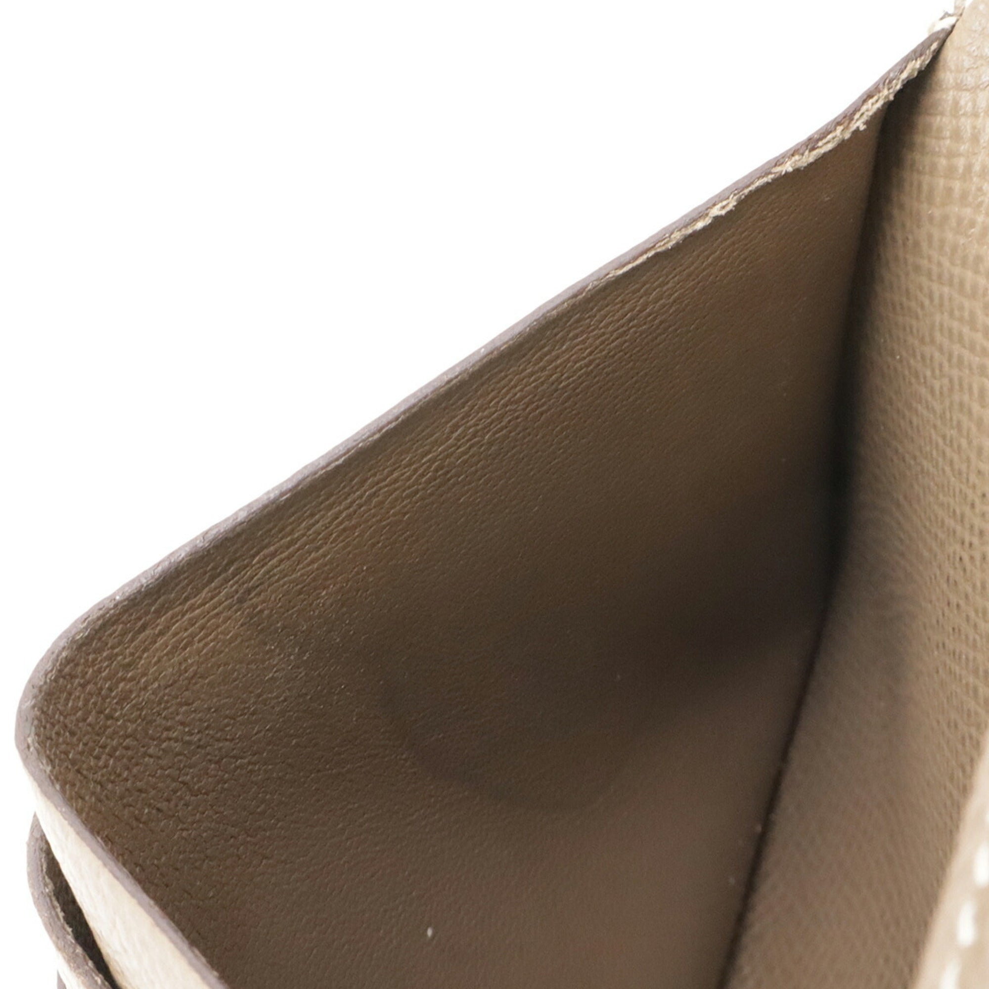 Hermes Etoupe Gray Epsom Leather Wallet (Bi-Fold) (Pre-Owned)