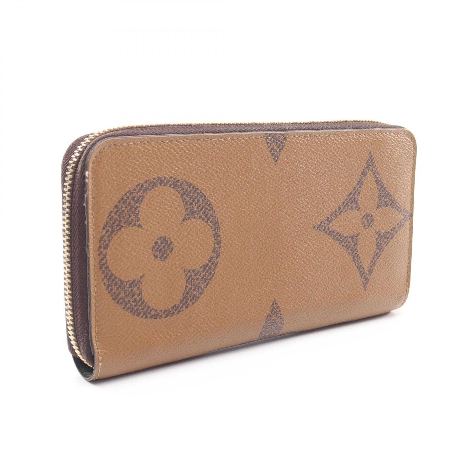 Louis Vuitton Brown Monogram Leather Pvc Long Wallet (Bi-Fold) (Pre-Owned)