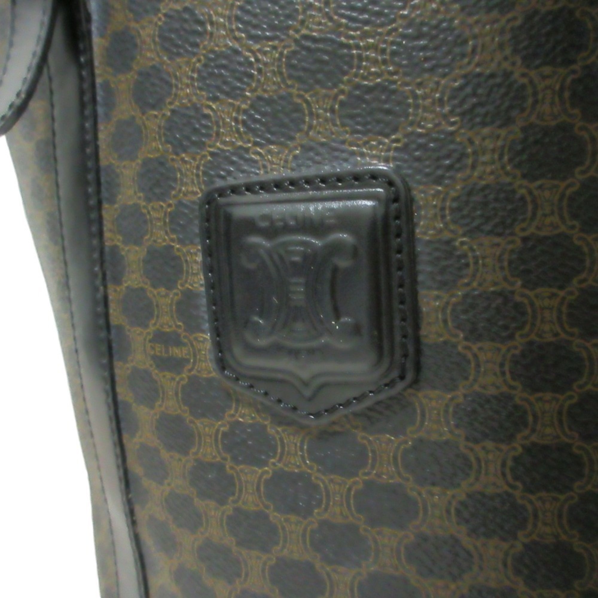 Celine Black Brown Shoulder Bag Tote Bag (Pre-Owned)
