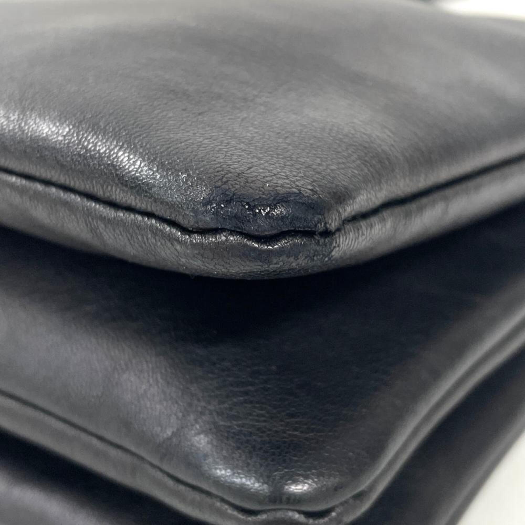 Celine Black Leather Shoulder Bag (Pre-Owned)