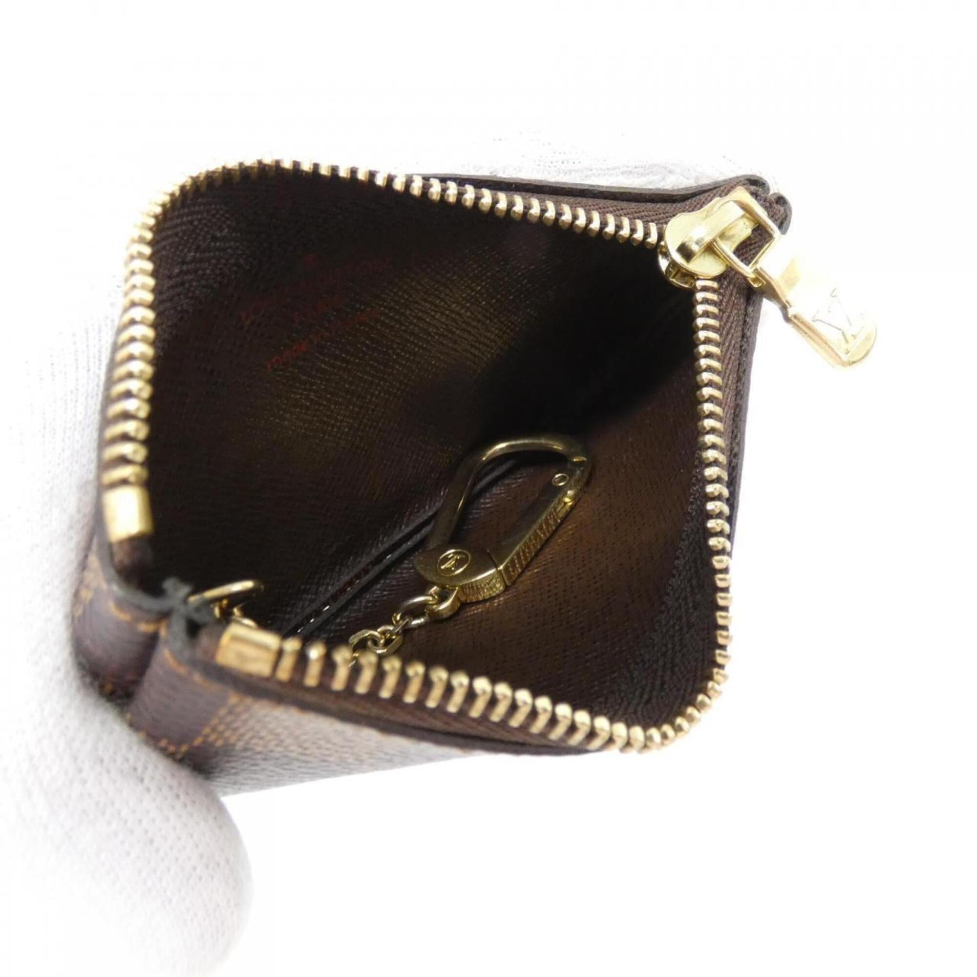 Louis Vuitton Damier Brown Ebene Coated Canvas Coin Purse/Coin Case (Pre-Owned)
