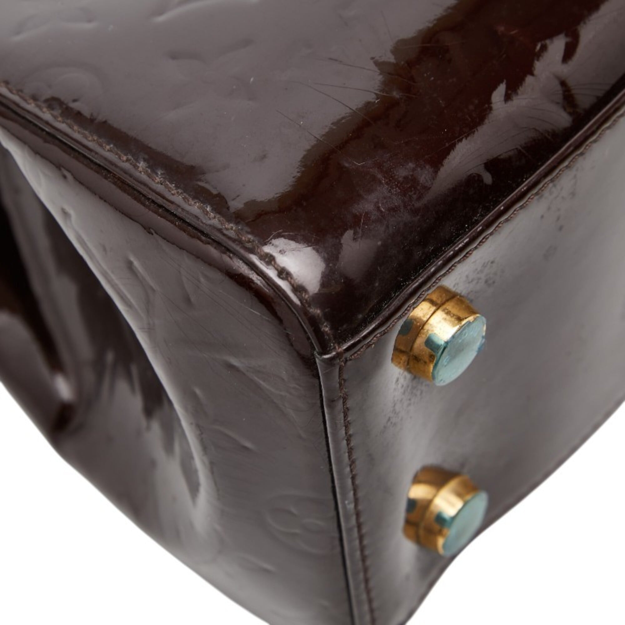 Louis Vuitton Amarante Purple Patent Leather Handbag (Pre-Owned)