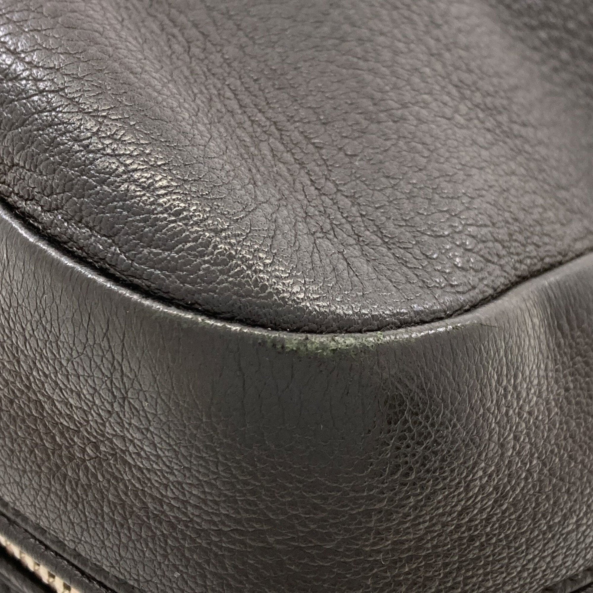 Prada Black Leather Shoulder Bag (Pre-Owned)