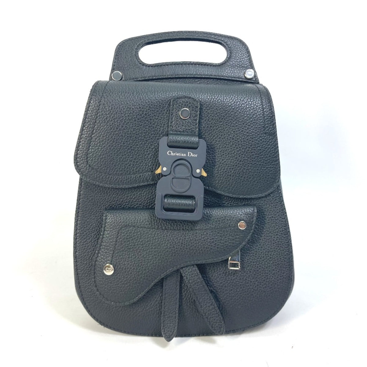 Christian Dior Black Leather Backpack (Pre-Owned)
