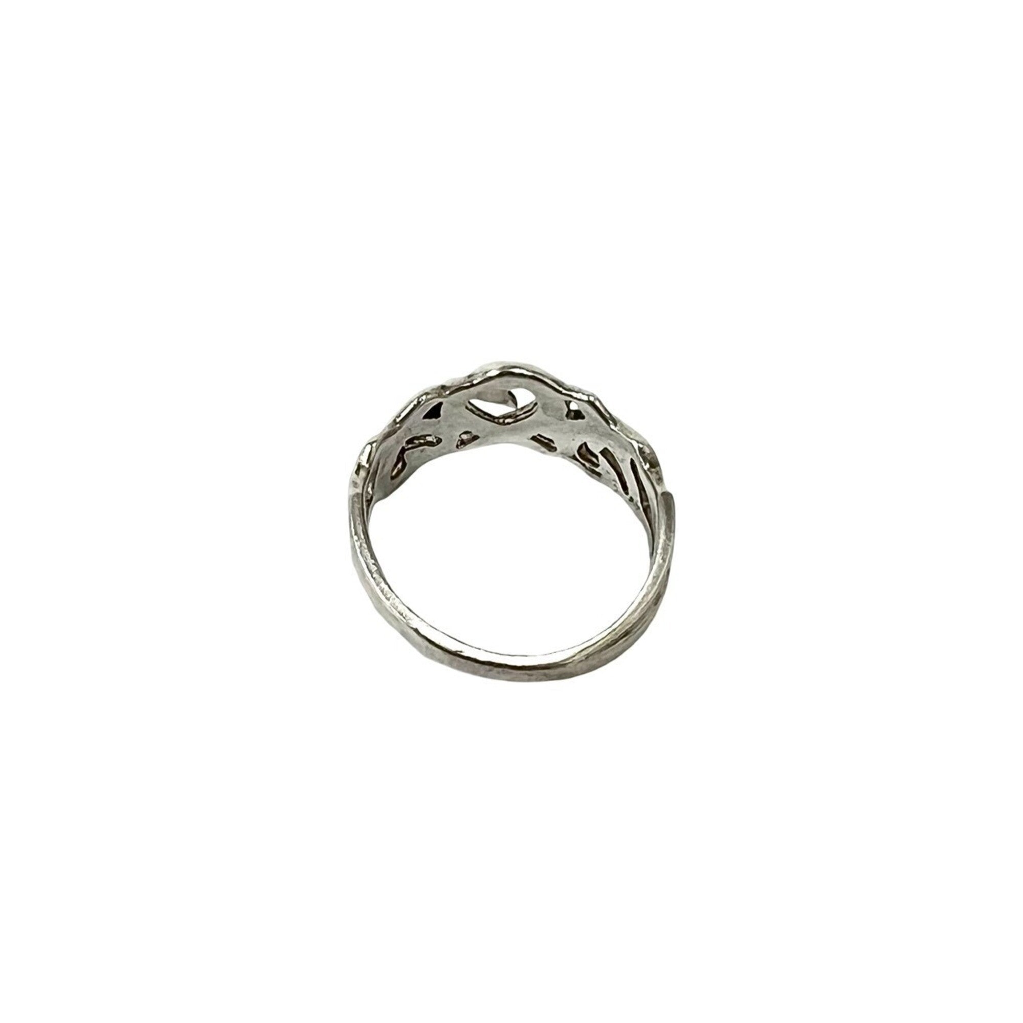 Tiffany Silver Silver 925 Band Ring (Pre-Owned)