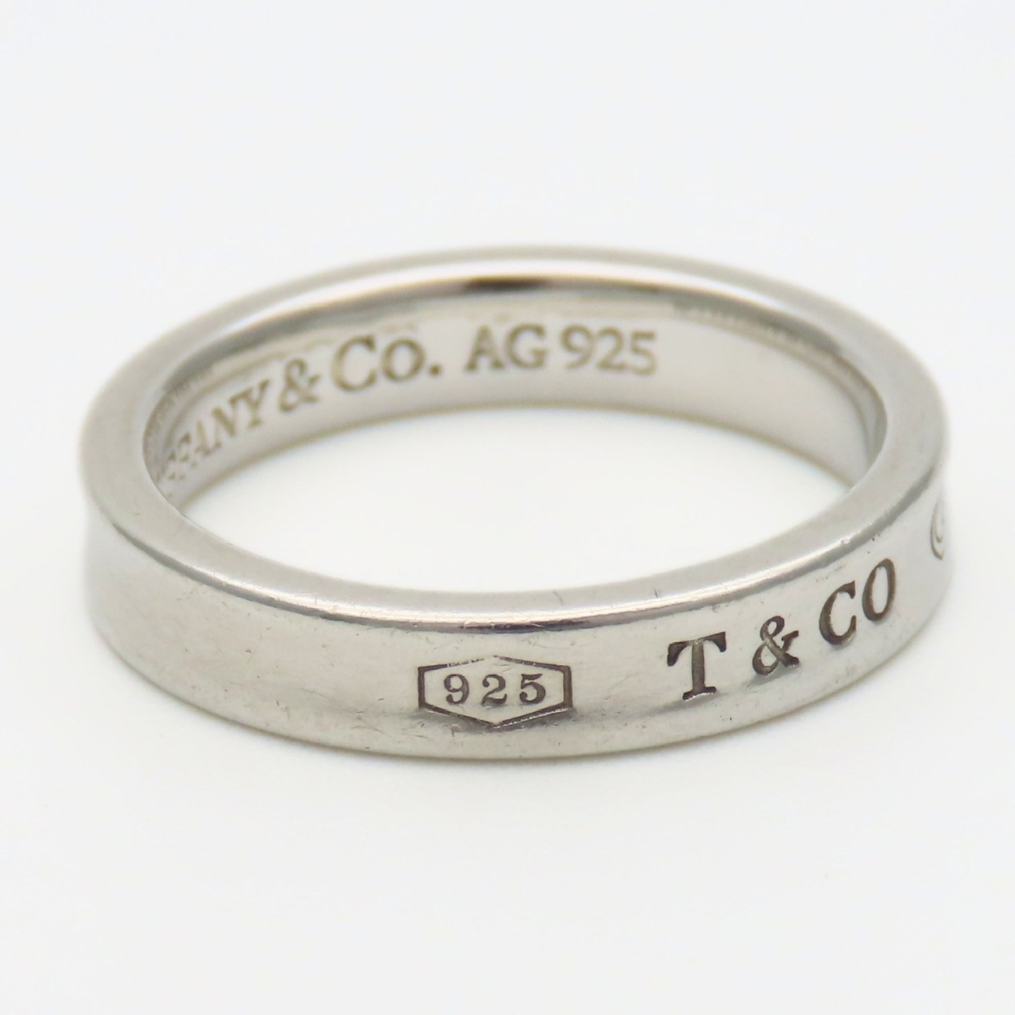 Tiffany Silver Silver 925 Band Ring (Pre-Owned)