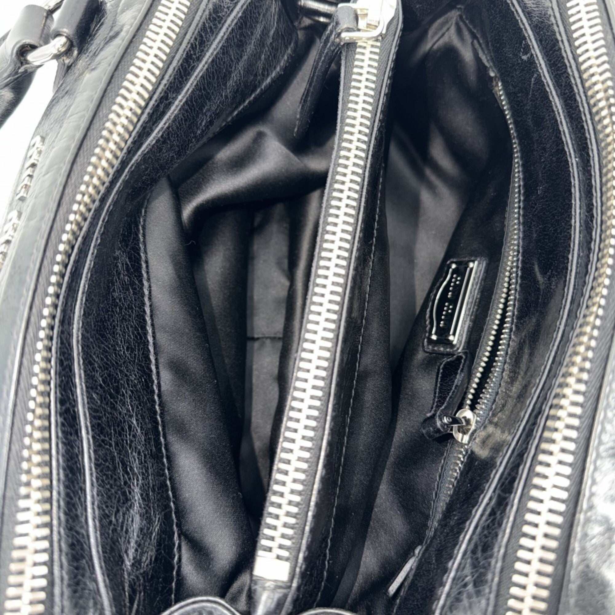 Miu Miu Black Leather Handbag (Pre-Owned)