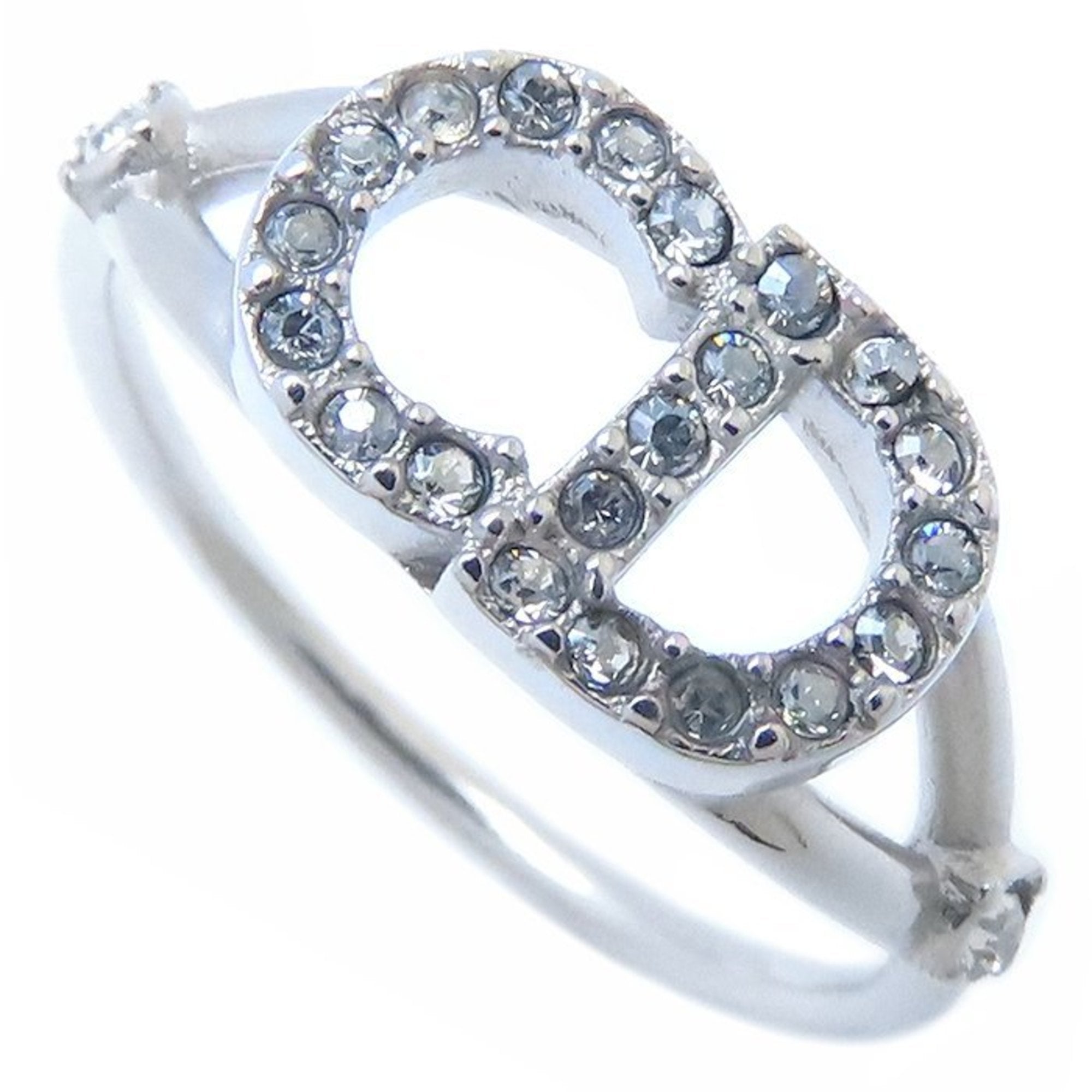 Christian Dior Silver Metal Band Ring (Pre-Owned)