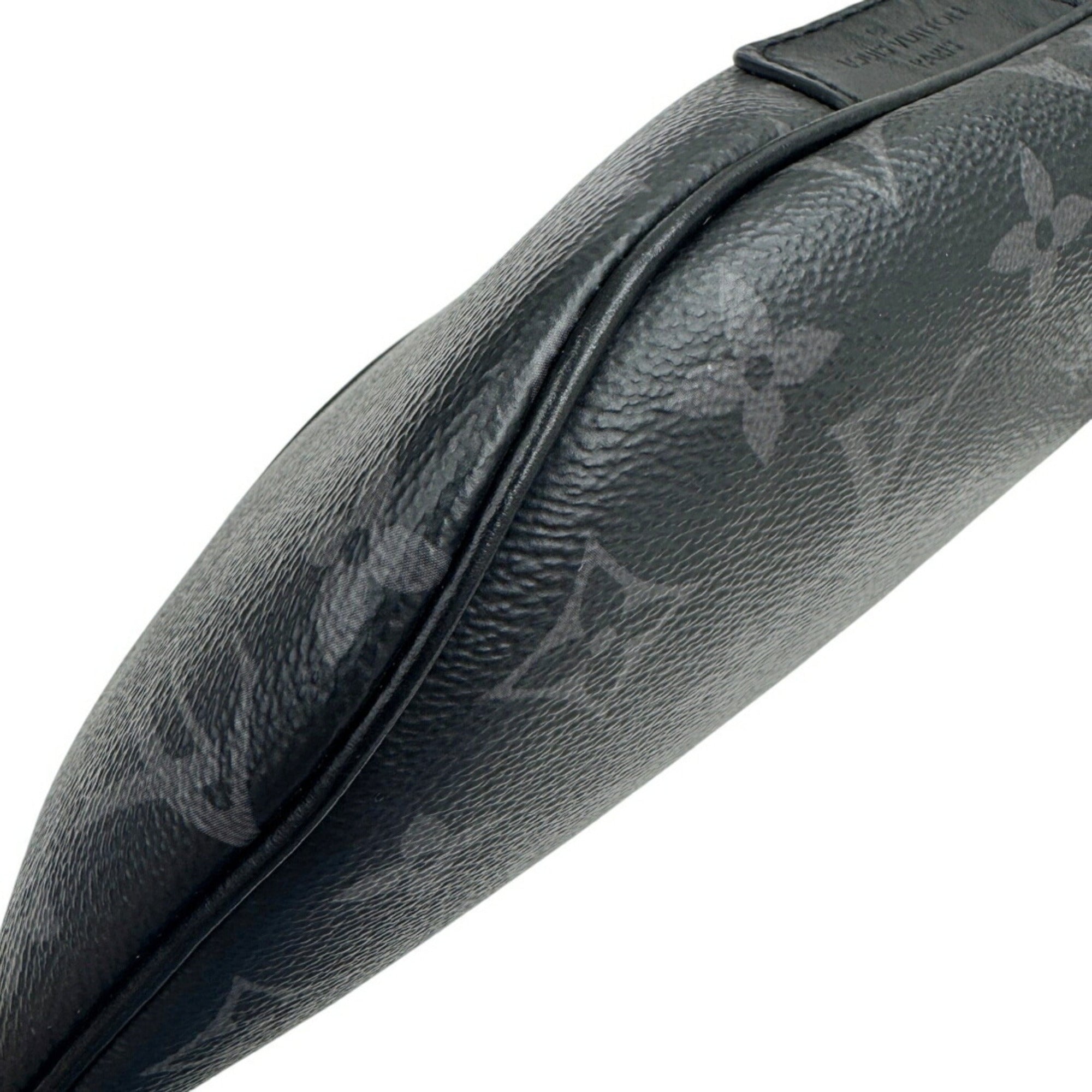 Louis Vuitton Black Gray Monogram Eclipse Leather Sling Bag (Pre-Owned)