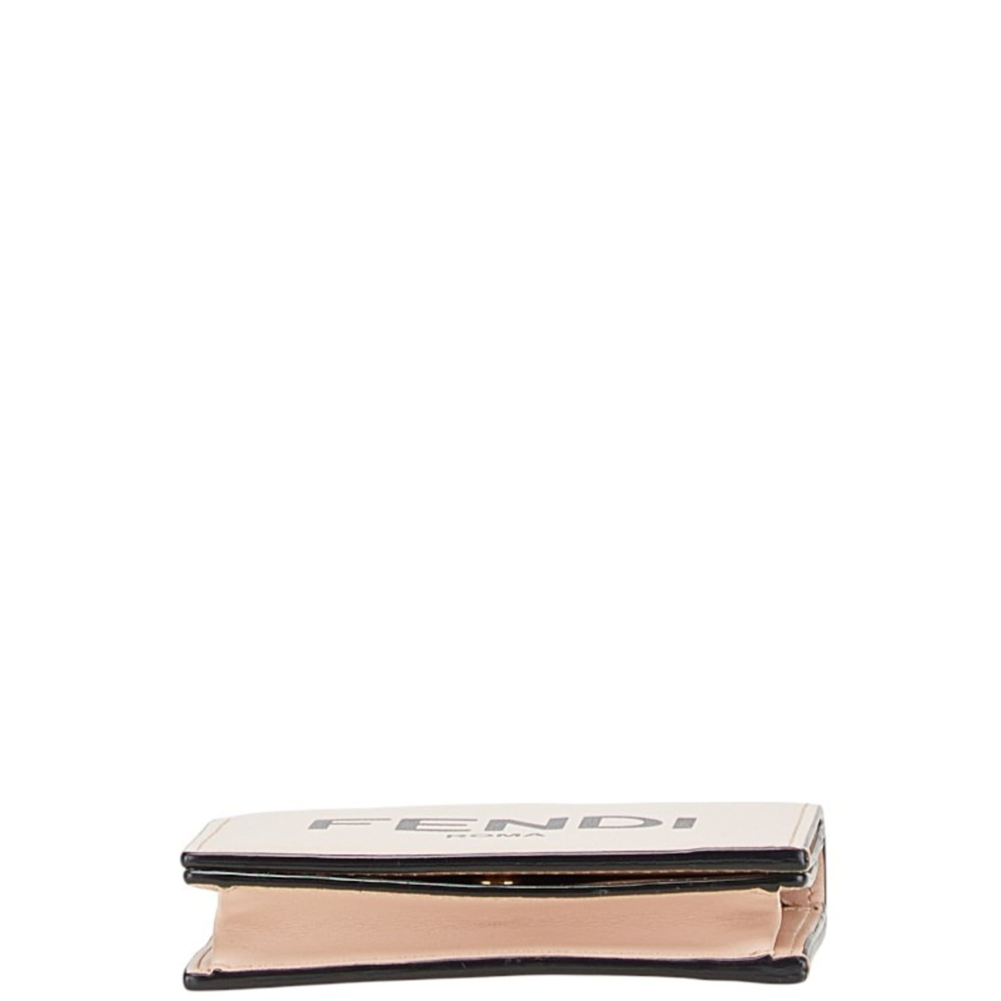 Fendi Black Pink Leather Wallet (Bi-Fold) (Pre-Owned)