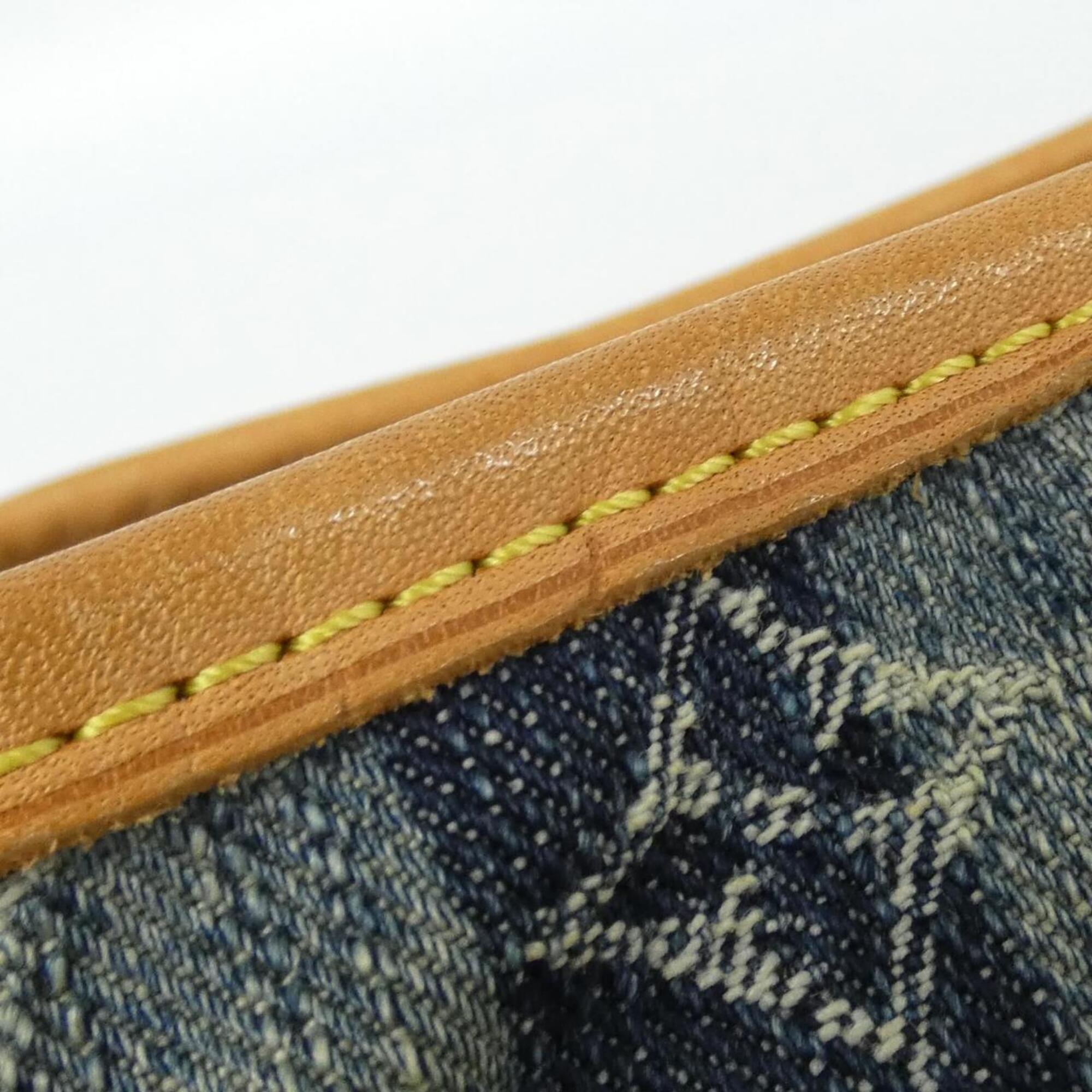 Louis Vuitton Monogram Denim Blue Denim Canvas Shoulder Bag (Pre-Owned)