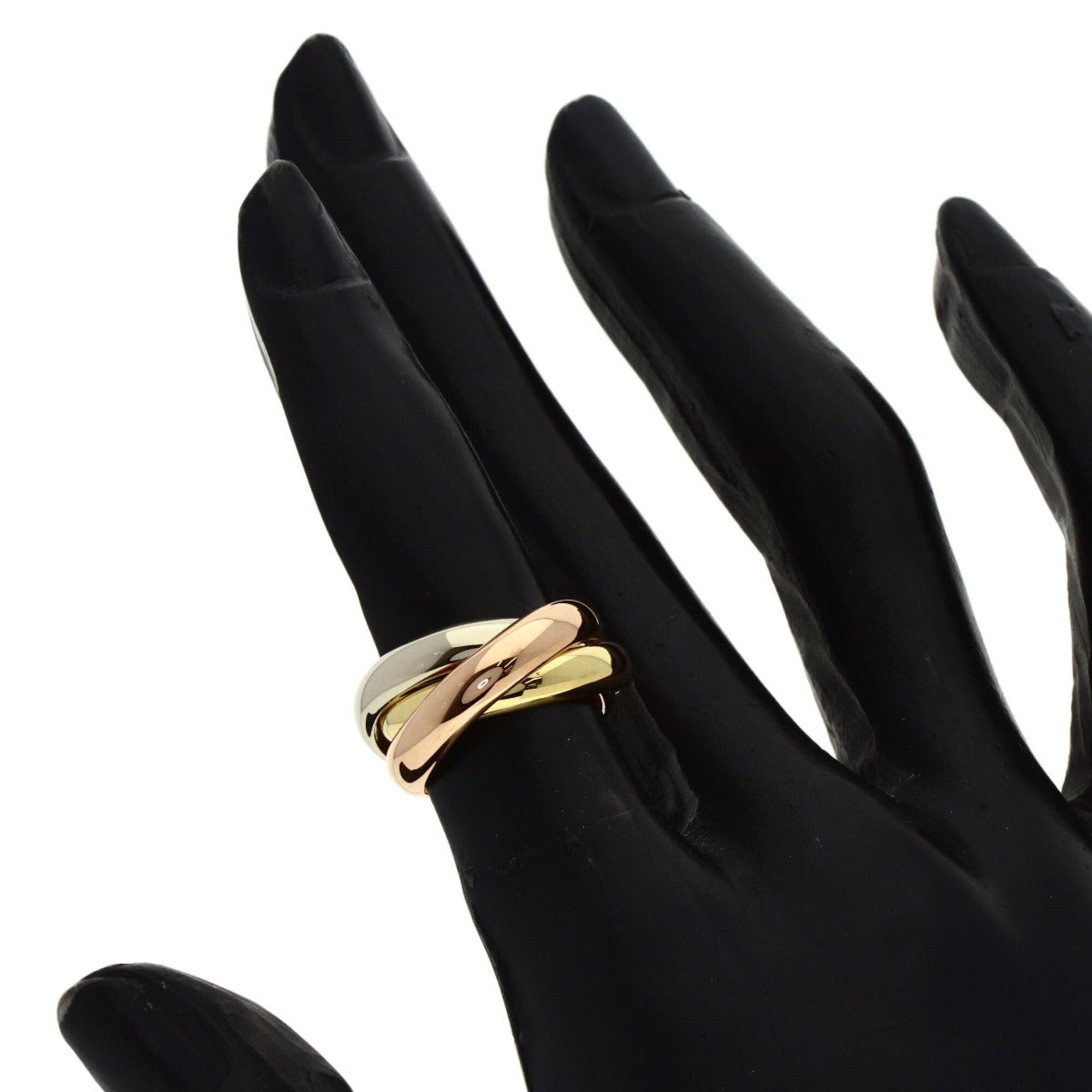 Cartier Trinity Yellow Gold (18K) Pink Gold (18K) White Gold (18K) Band Ring (Pre-Owned)