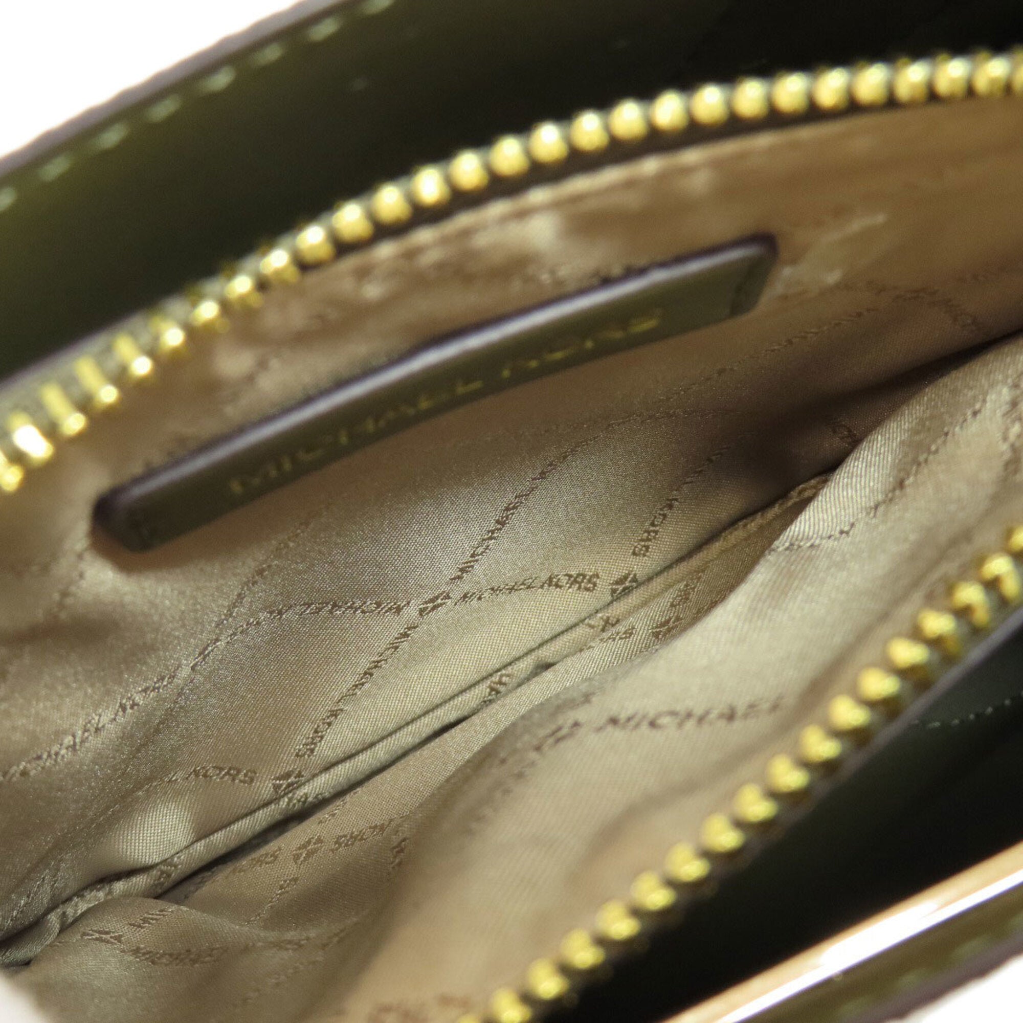 Michael Kors Black Khaki Pvc Handbag (Pre-Owned)