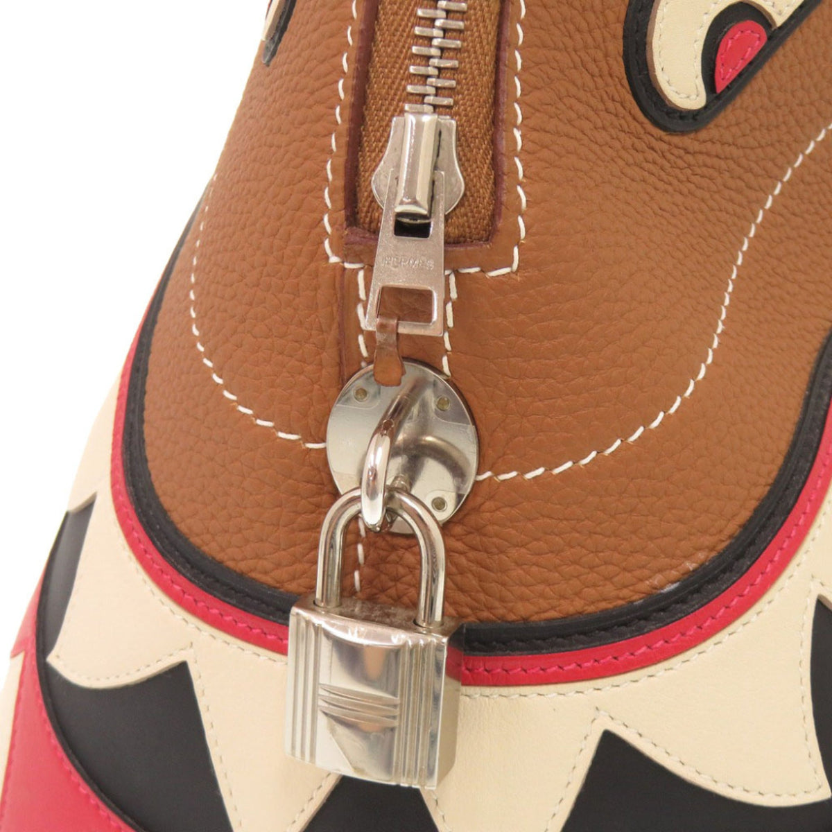 Hermes Brown Togo Leather Handbag (Pre-Owned)