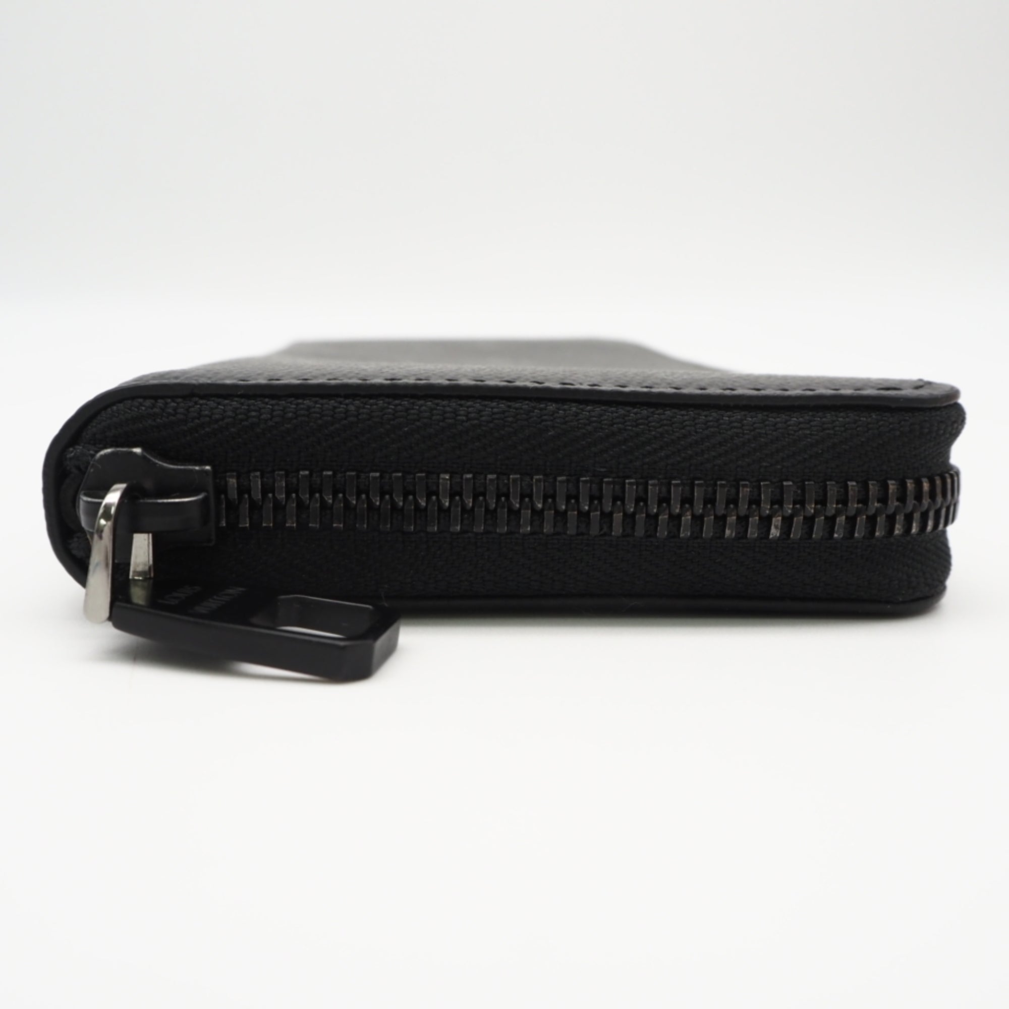 Louis Vuitton Monogram Black Coated Canvas Long Wallet (Bi-Fold) (Pre-Owned)