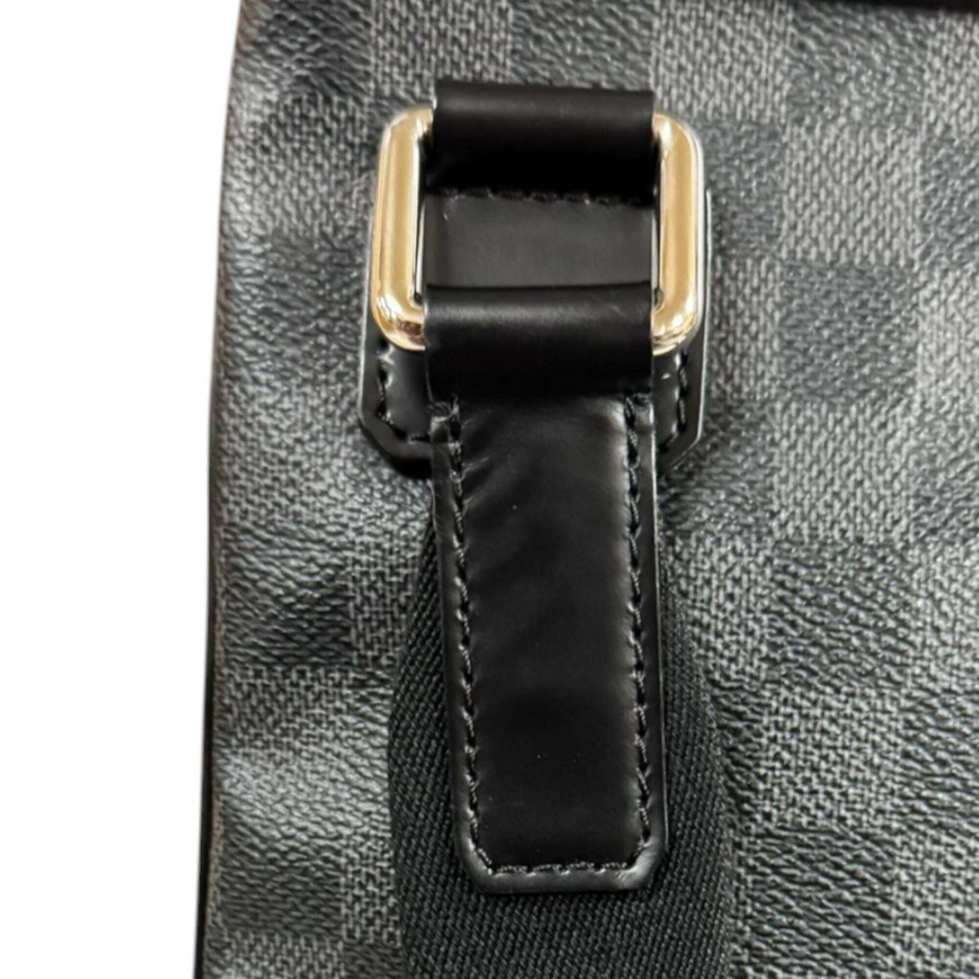 Louis Vuitton Damier Graphite Black Gray Damier Graphite Shoulder Bag (Pre-Owned)