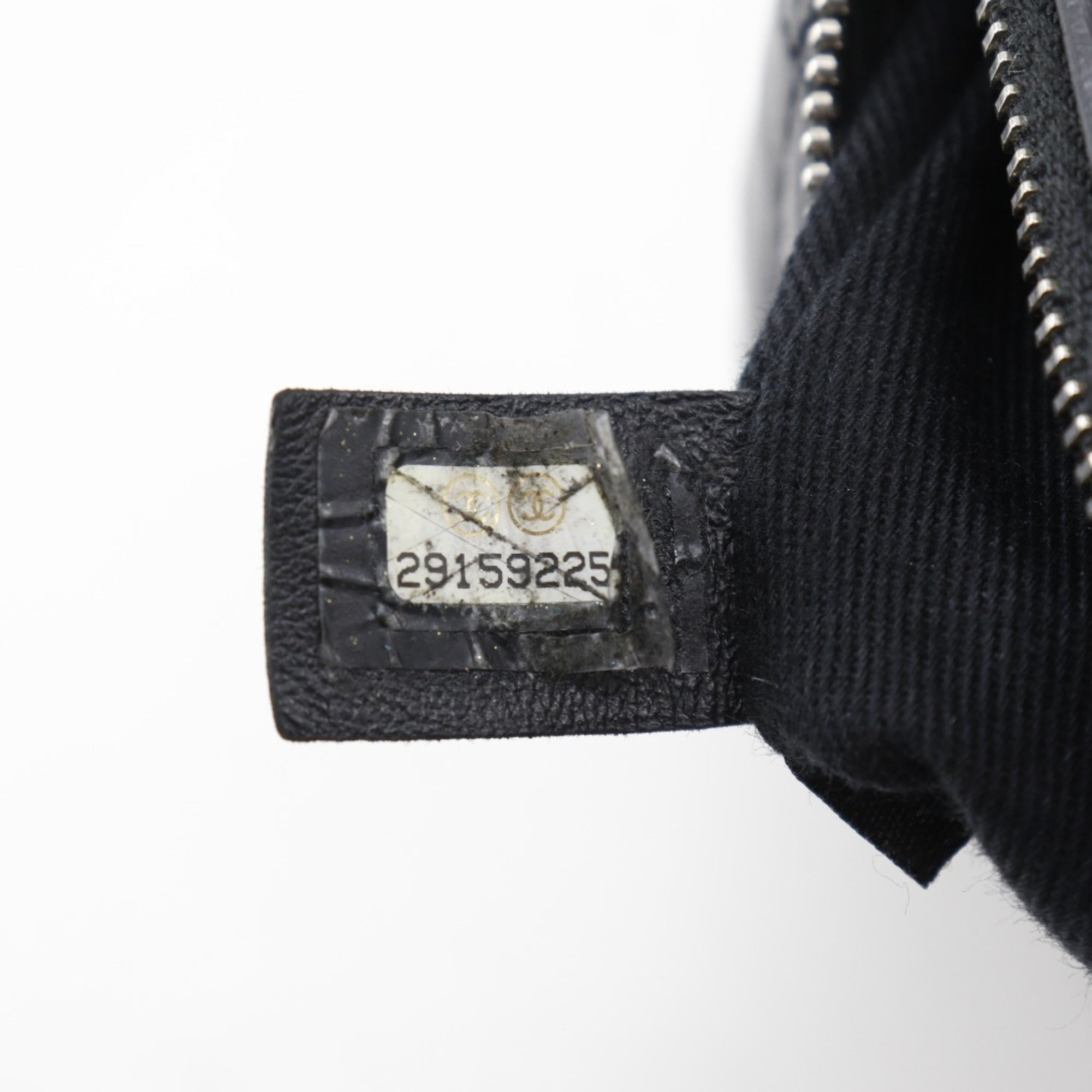Chanel Black Leather Fanny Pack Sling Bag (Pre-Owned)