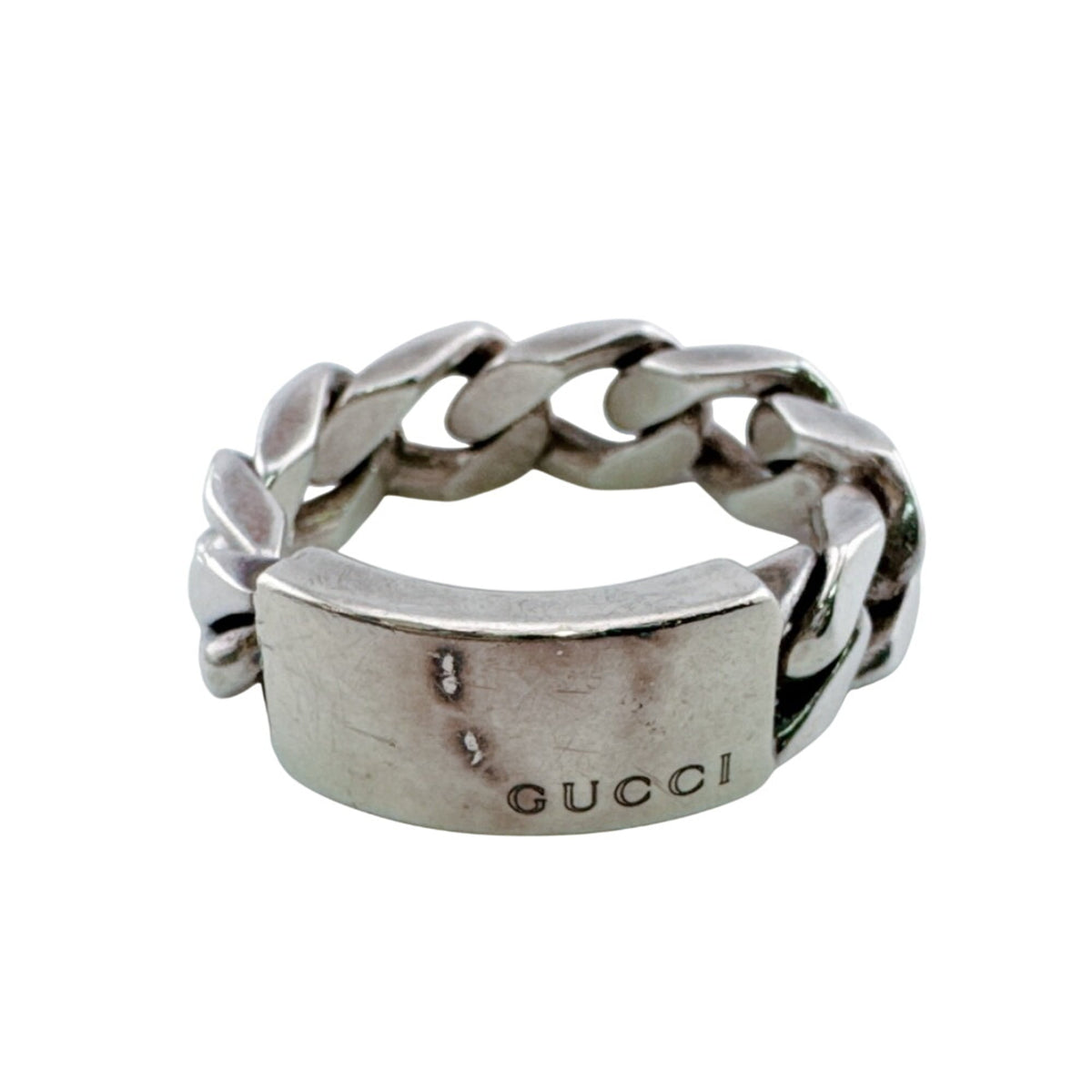 Gucci Silver Silver 925 Band Ring (Pre-Owned)