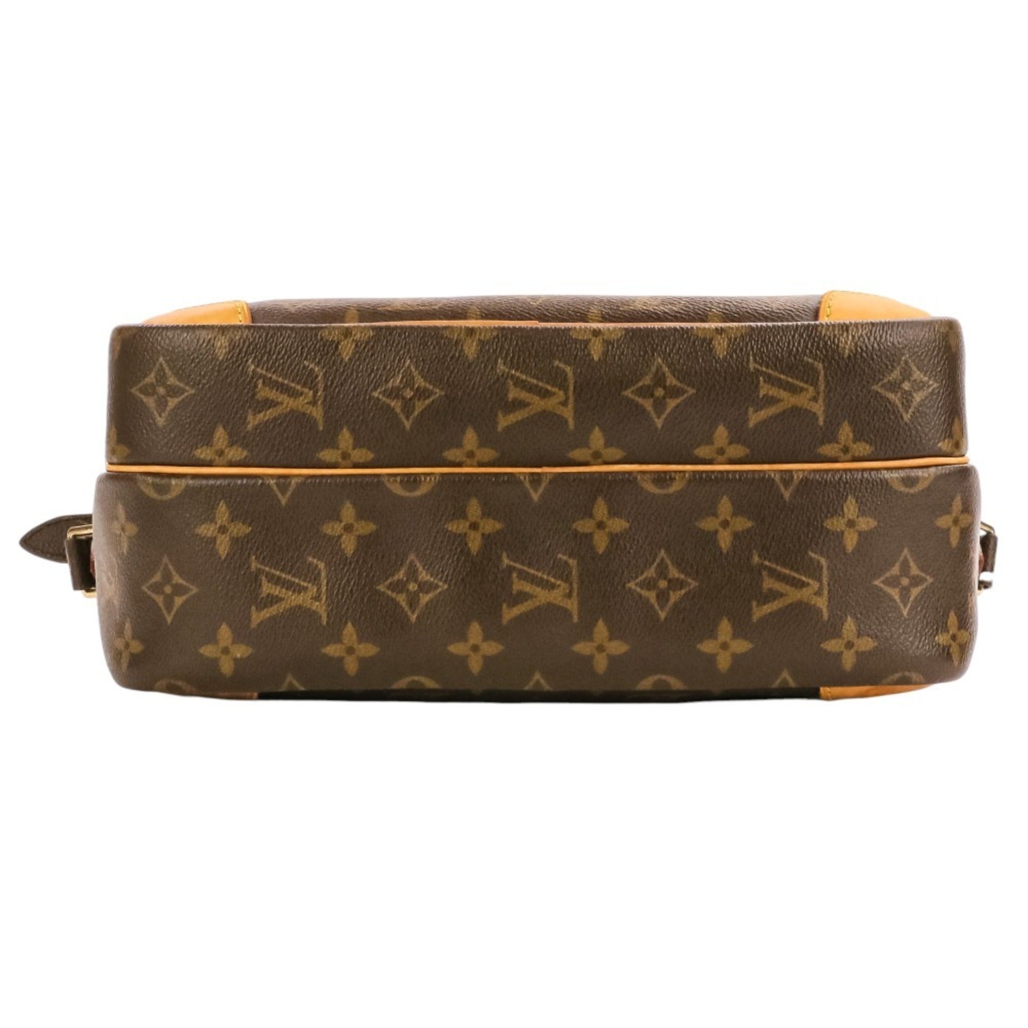 Louis Vuitton Brown Monogram Canvas Shoulder Bag (Pre-Owned)