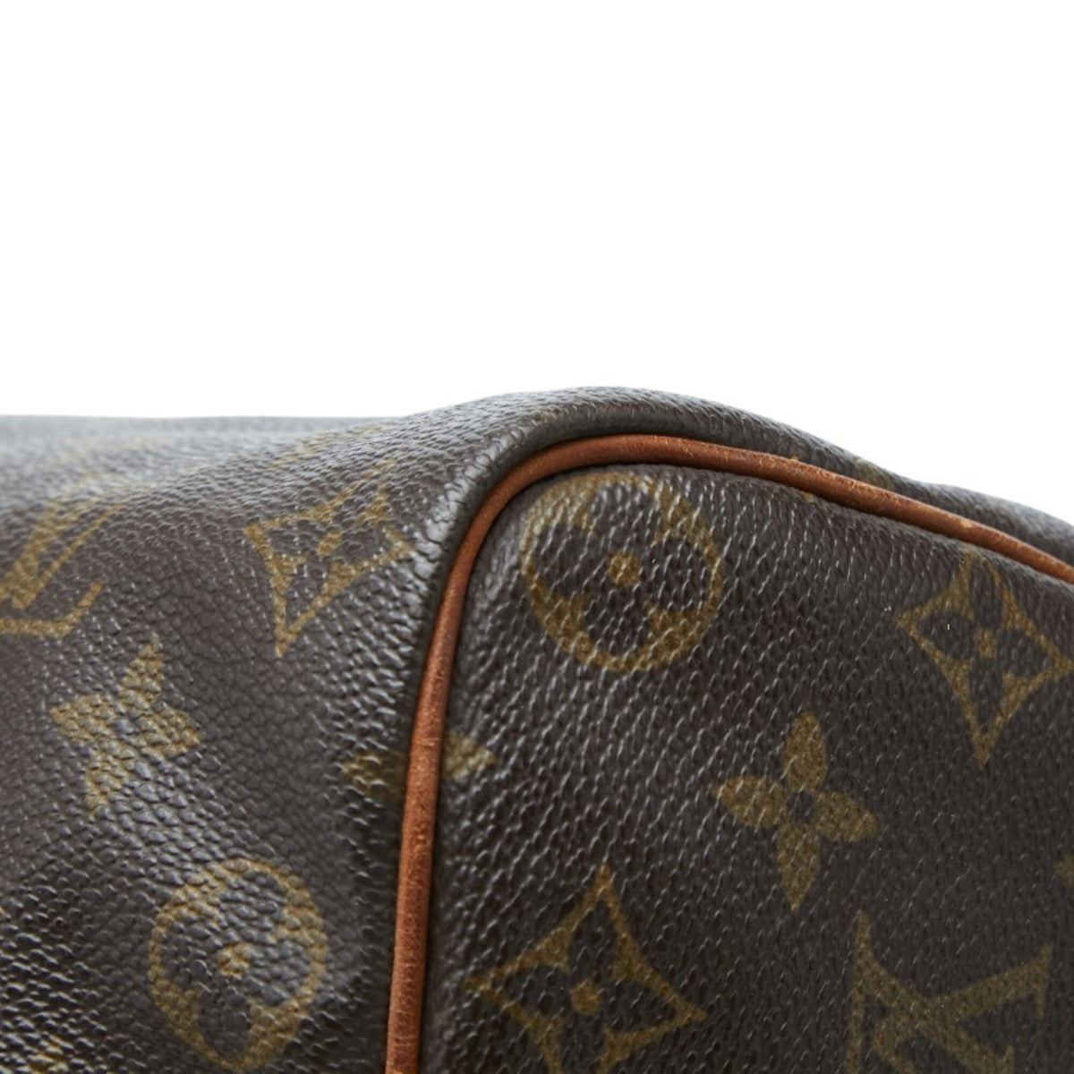 Louis Vuitton Brown Pvc Leather Boston Bag Handbag (Pre-Owned)